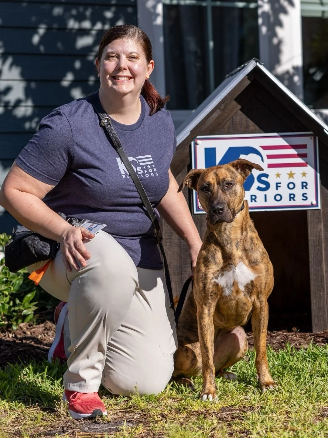 Introducing Zanna and her Warrior, Kristin. 🐾💙

In 2024, Zanna became the very first service dog sponsored by Team Godwin Foundation through our partnership with @k9sforwarriors.

K9s For Warriors pairs rescued dogs with veterans suffering from PTS