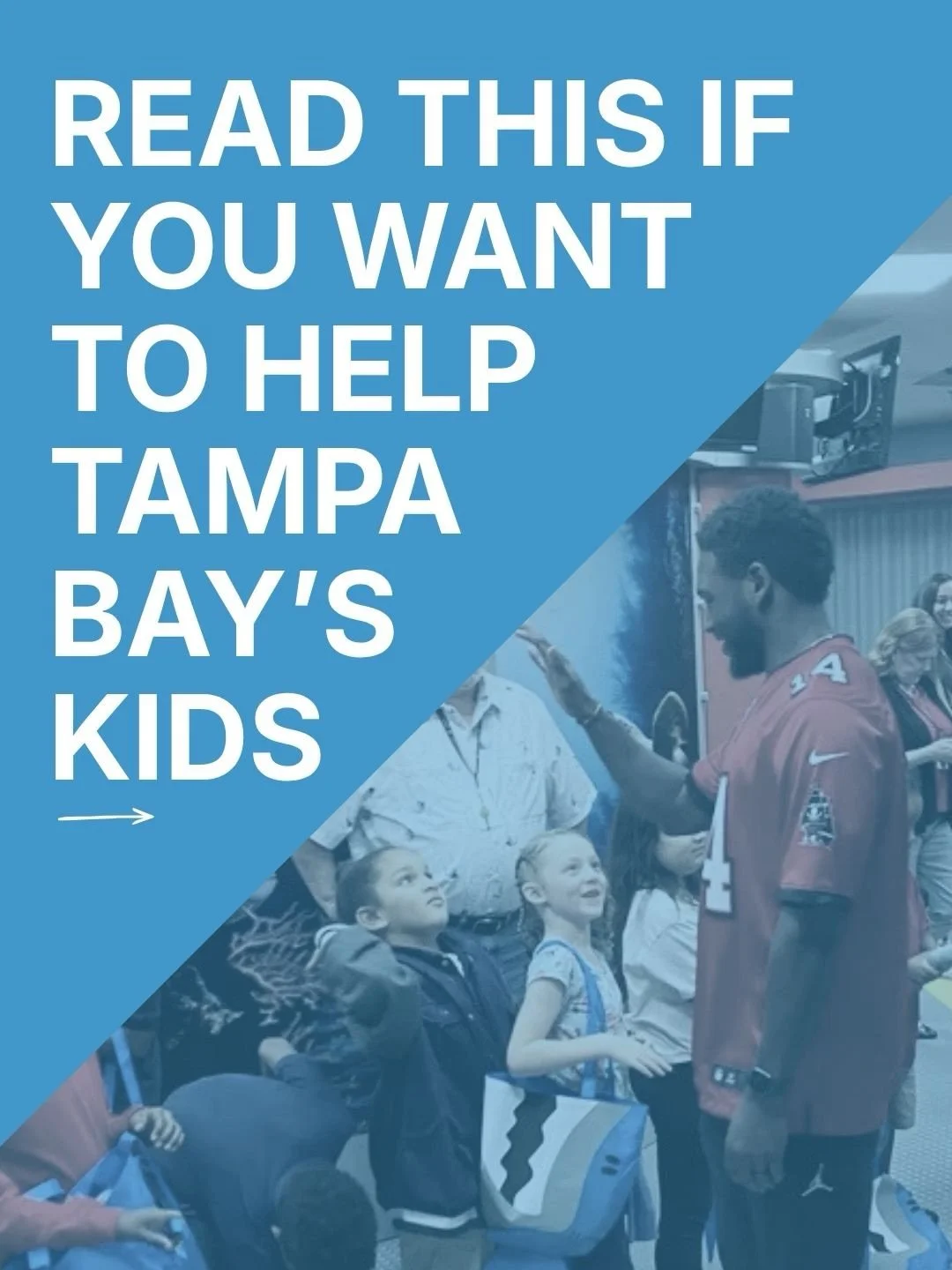 Right here in Tampa Bay there are over 5,000 children in foster care who need safe homes, consistent support, and people willing to show up for them. Those are real kids in our community who deserve every chance at a bright future. 

If you have ever