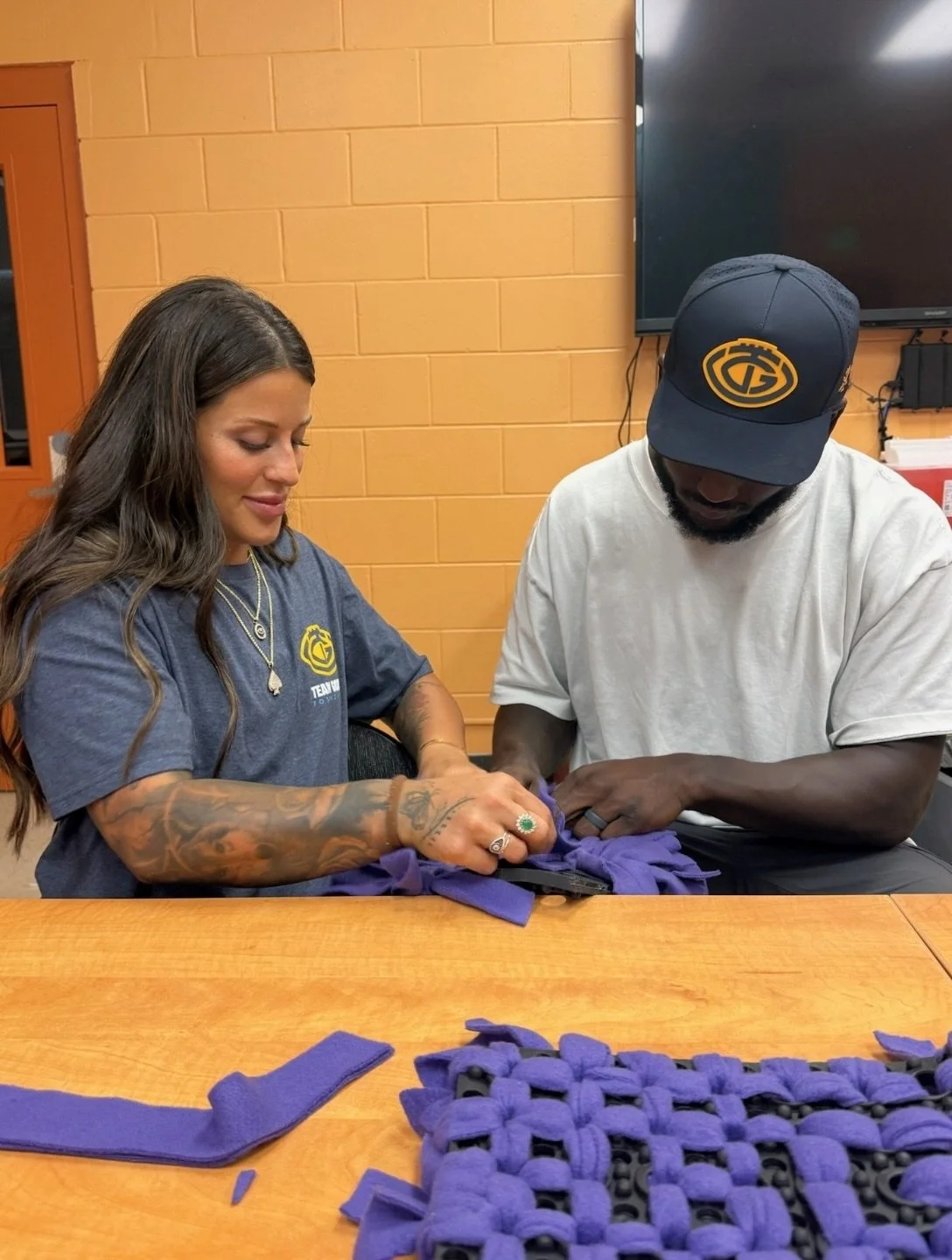 The first of our monthly volunteer days at Hillsborough County Pet Resource Center was a blast! 🙌

It was pouring here (no surprise!) so we spent our time making enrichment treats for the shelter animals - peanut butter bones, snuffle mats and lick 