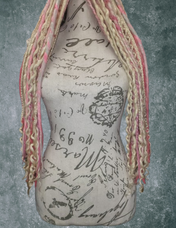 UV Reactive 'Barbie Girl' Dread Pigtails