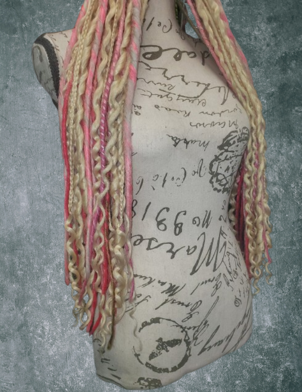UV Reactive 'Barbie Girl' DreadFalls