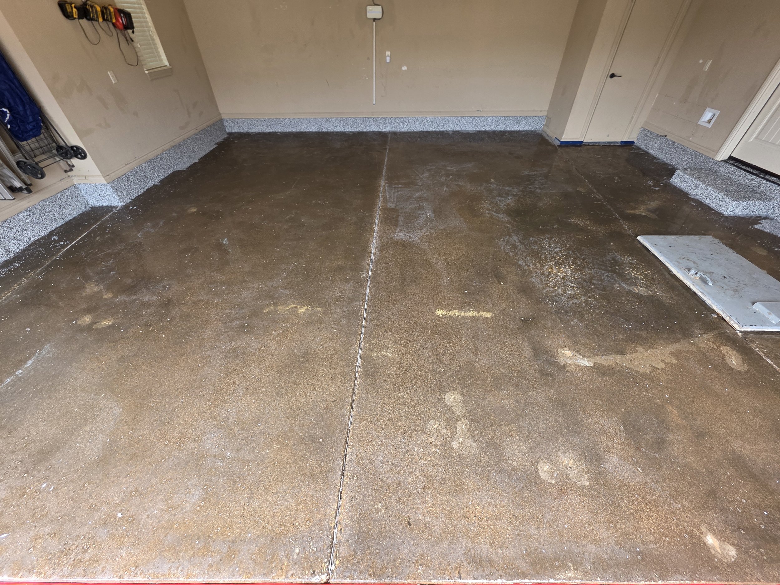 Phase 2.5 - Entire MVB sanded down to remove bubbles and level out the coating.