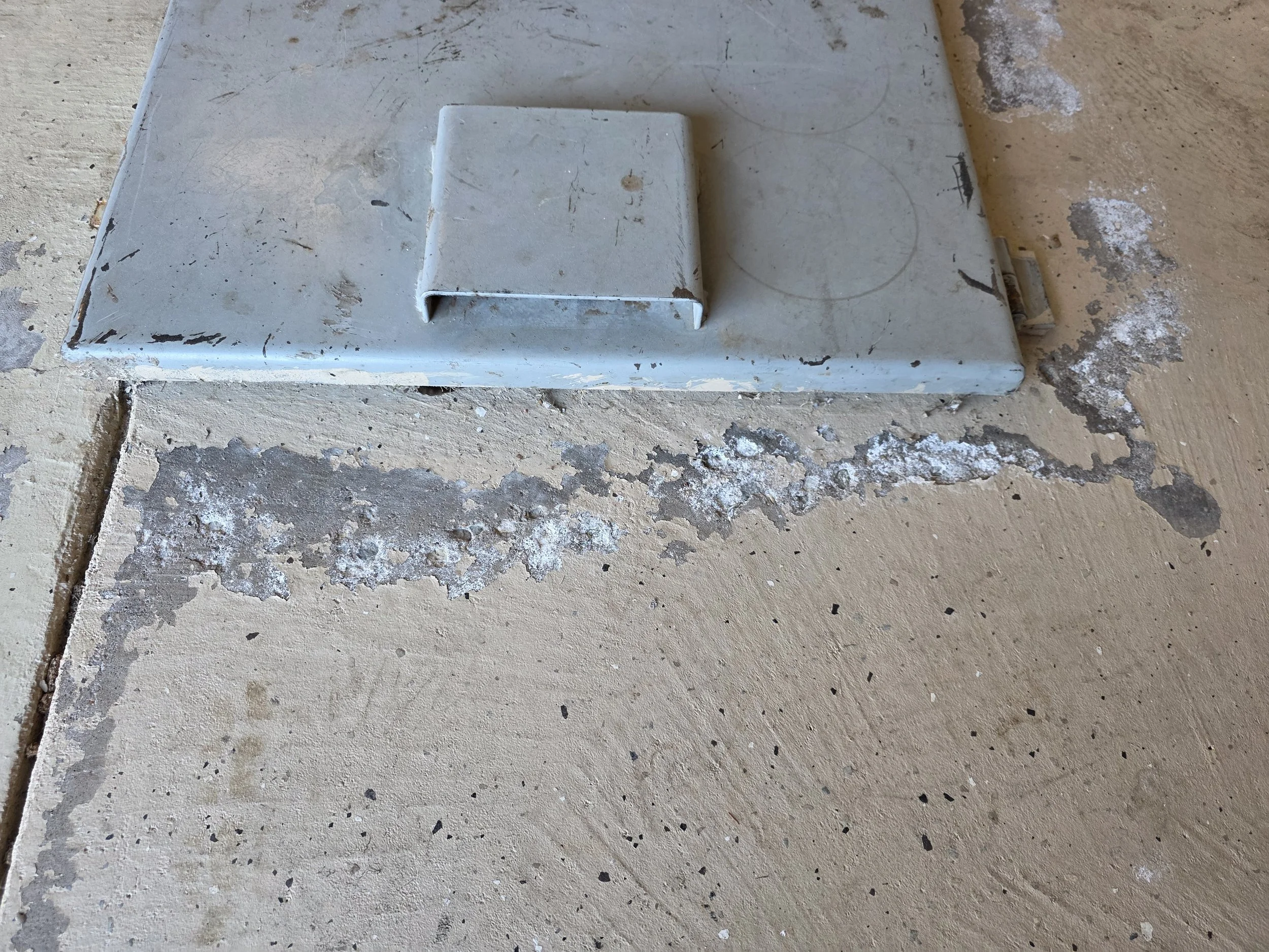 Concrete Spalling around storm shelter