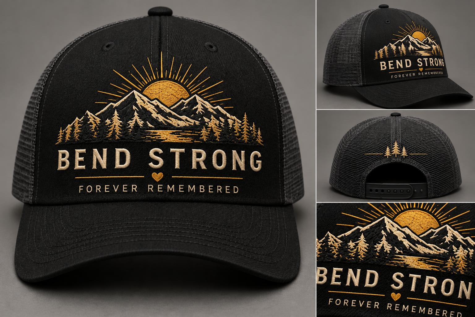 Bend Strong Embroidered Trucker Hat.png