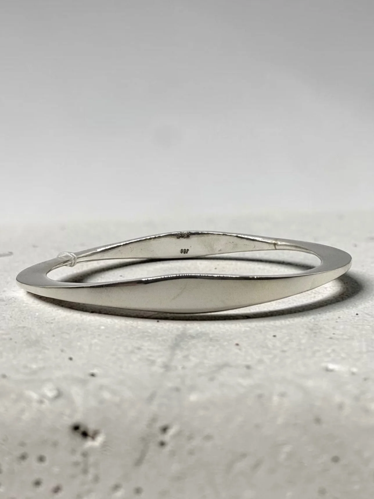 Sterling Silver Modern Bangle Bracelet