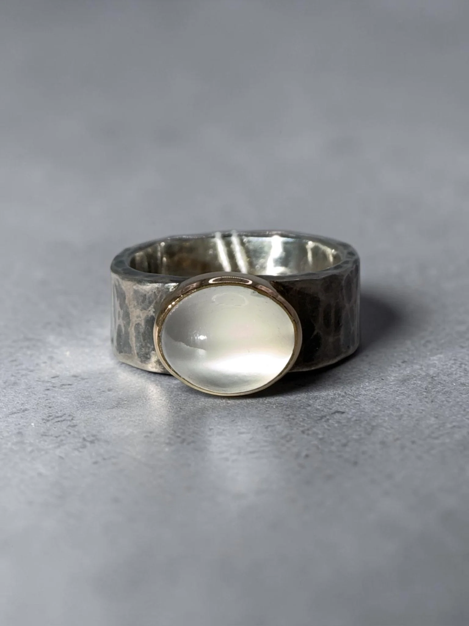 Handcrafted Moonstone Ring