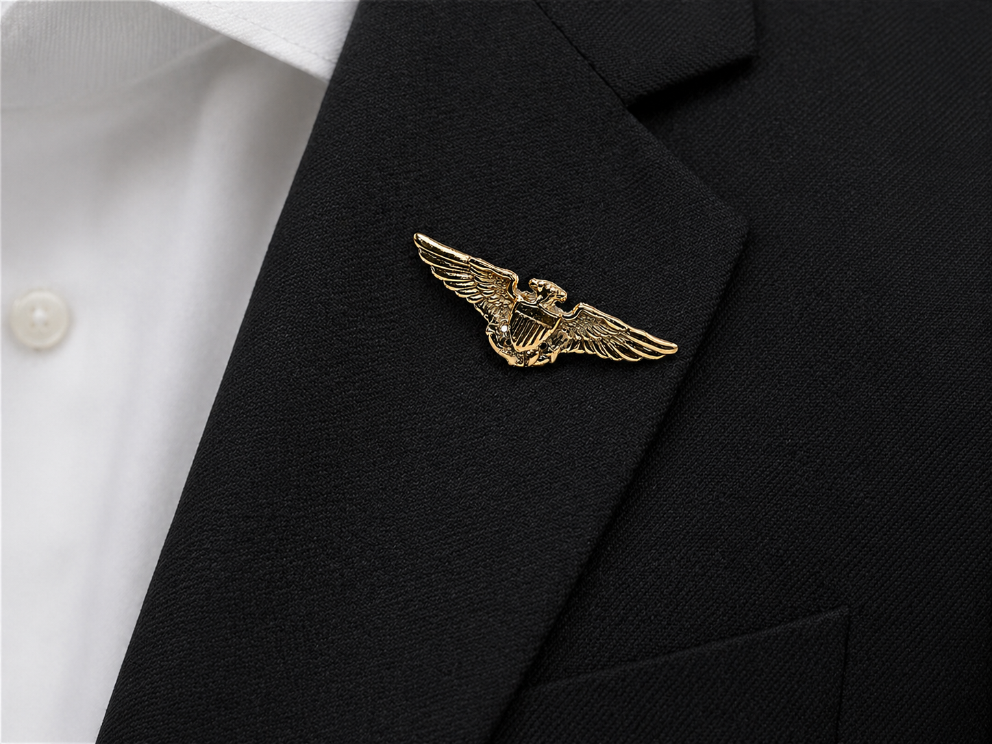 Golden Eagles Lapel Pin