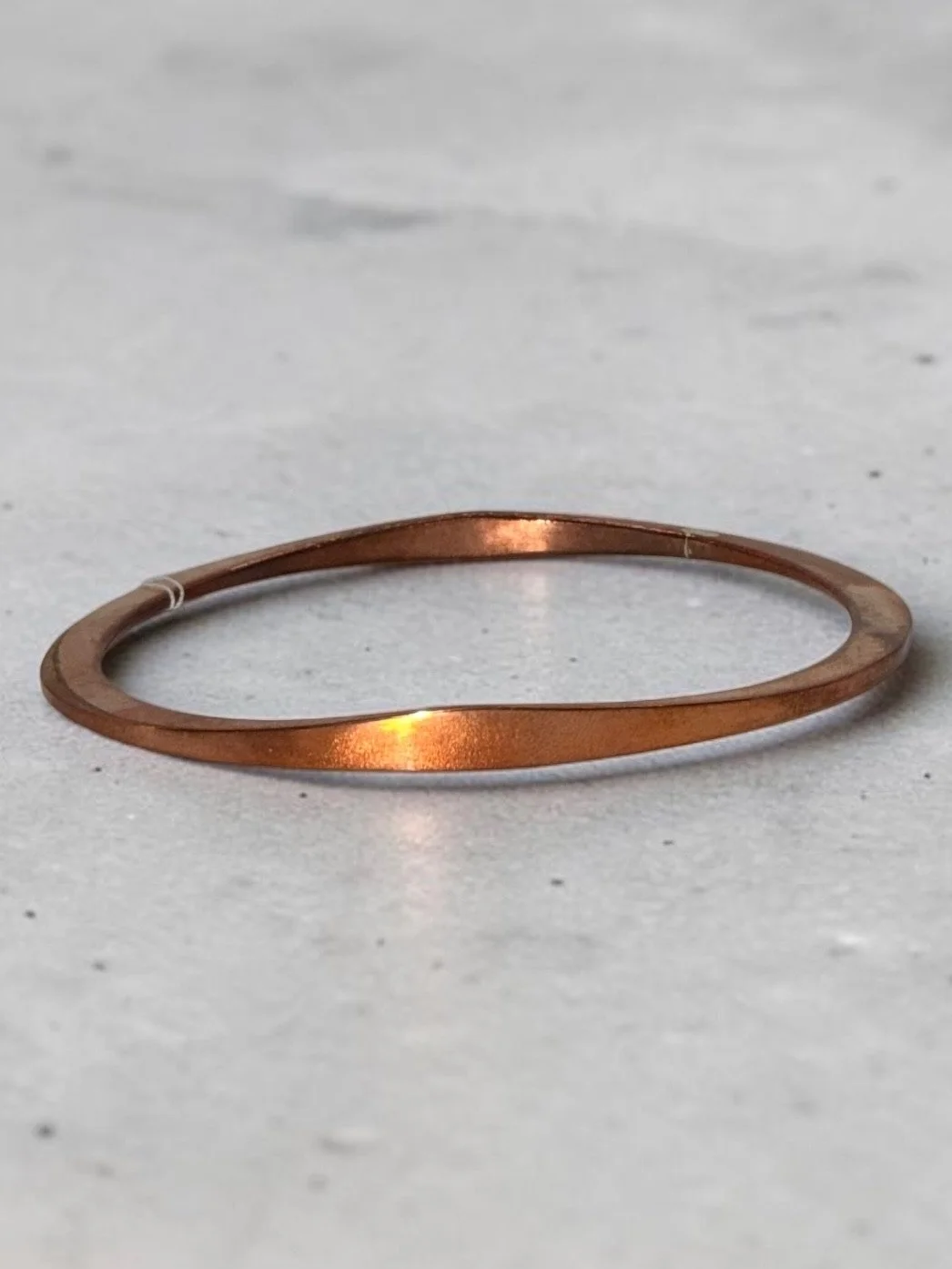 Handcrafted Copper Bangle Bracelet