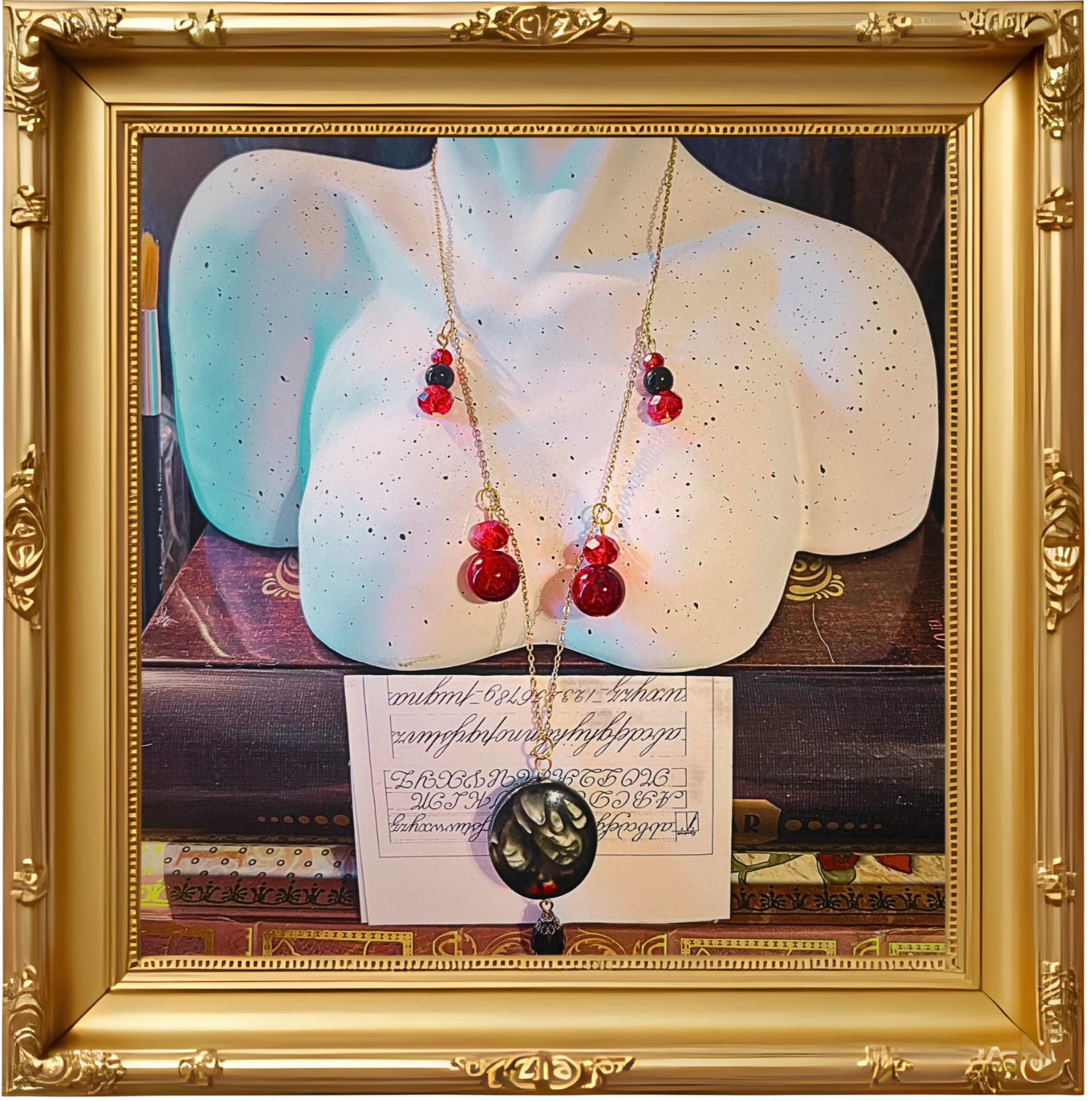 "Black Widow" necklace