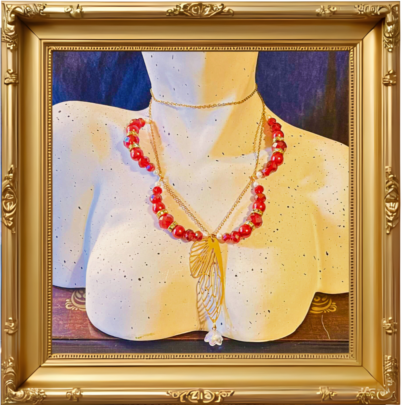 " Pappillion Blaze" necklace
