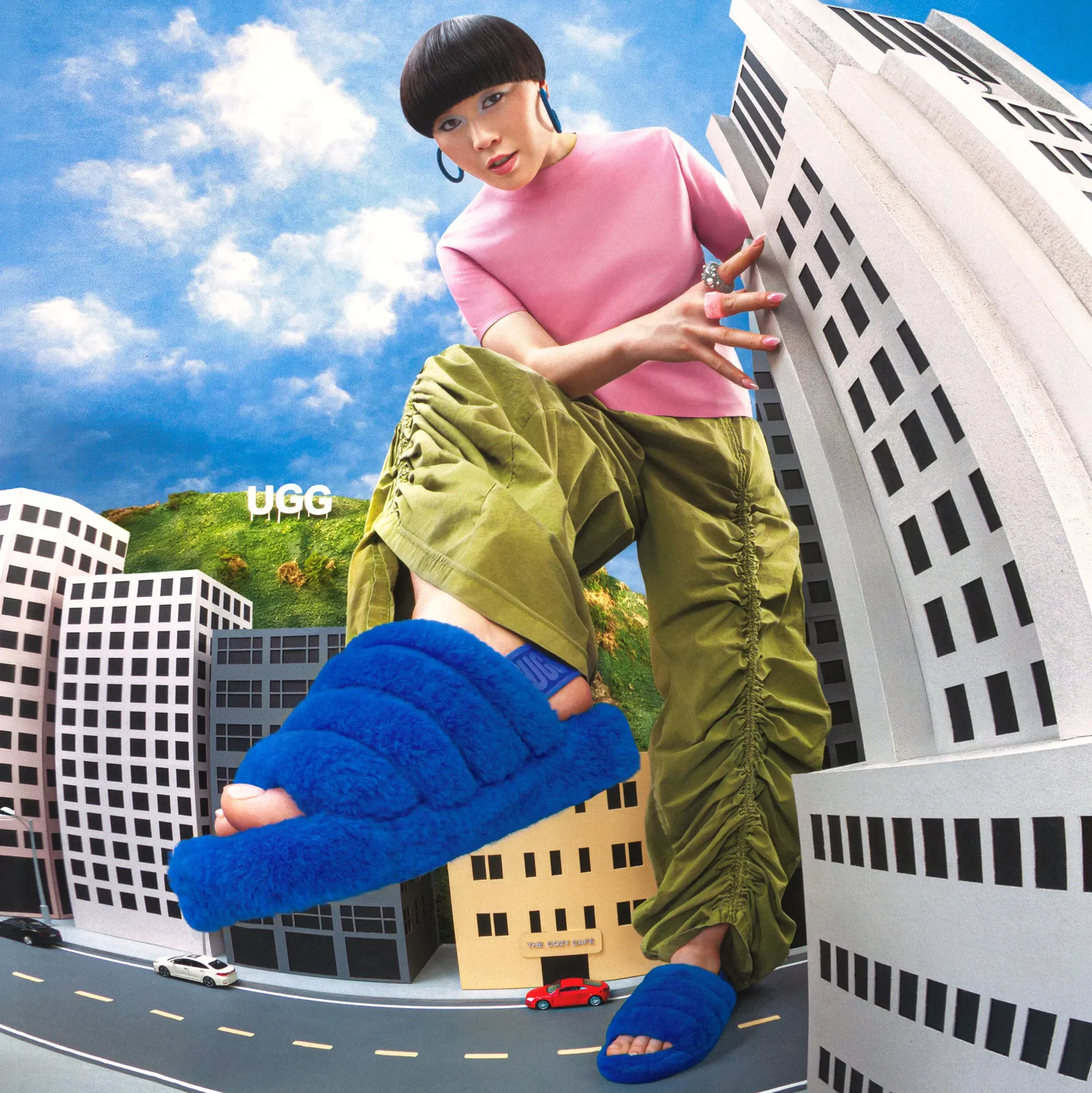 UGG x Atsuko Okatsuka Fluff Yeah Campaign