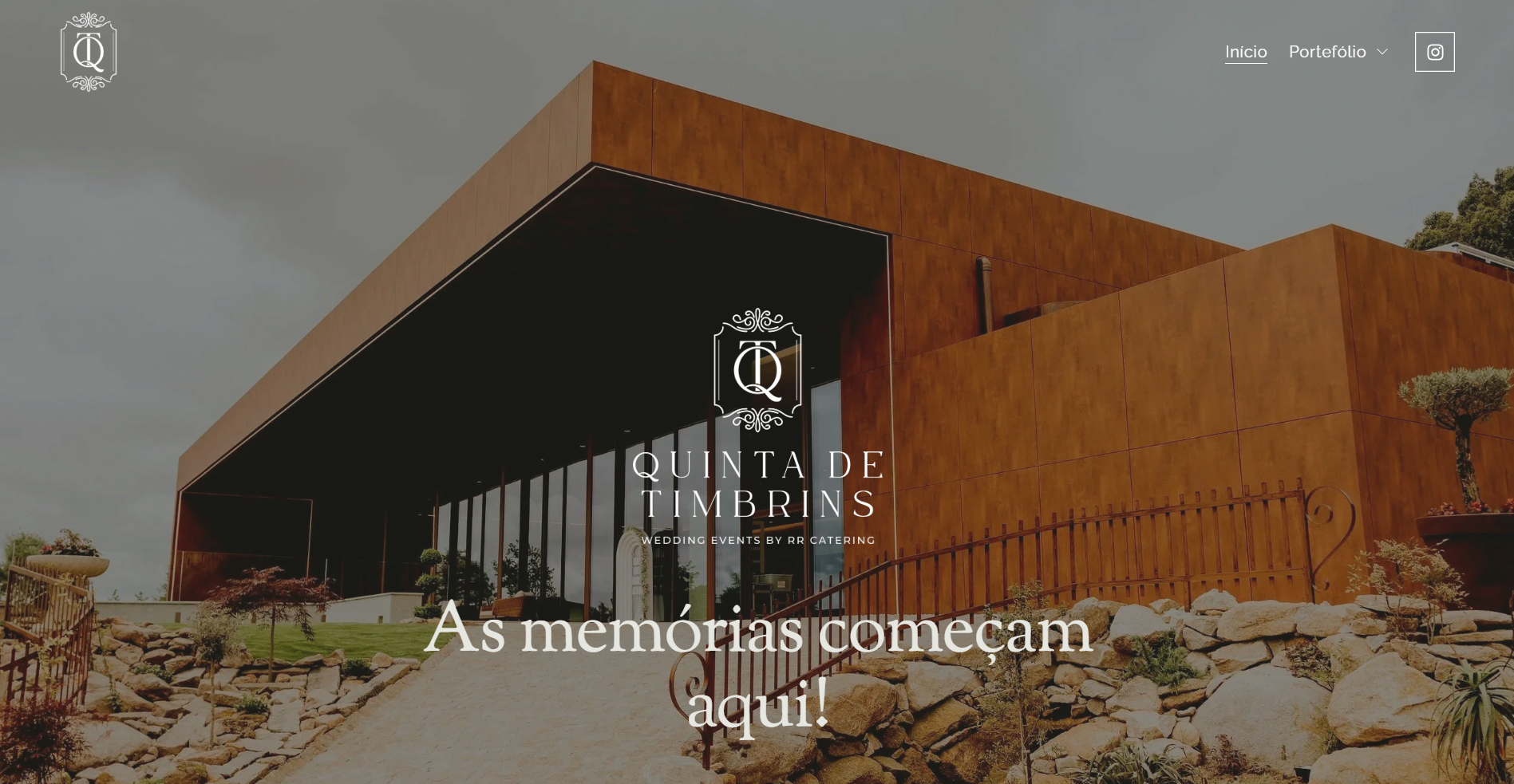 Site de quinta de eventos
