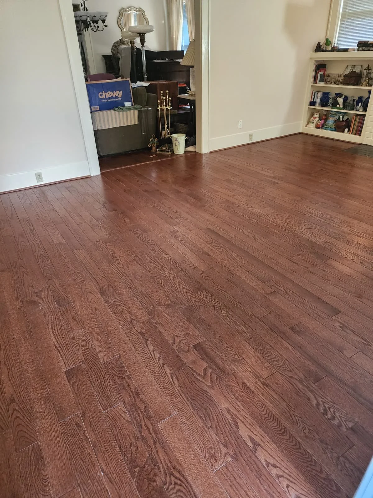 Brand new hardwood floors.