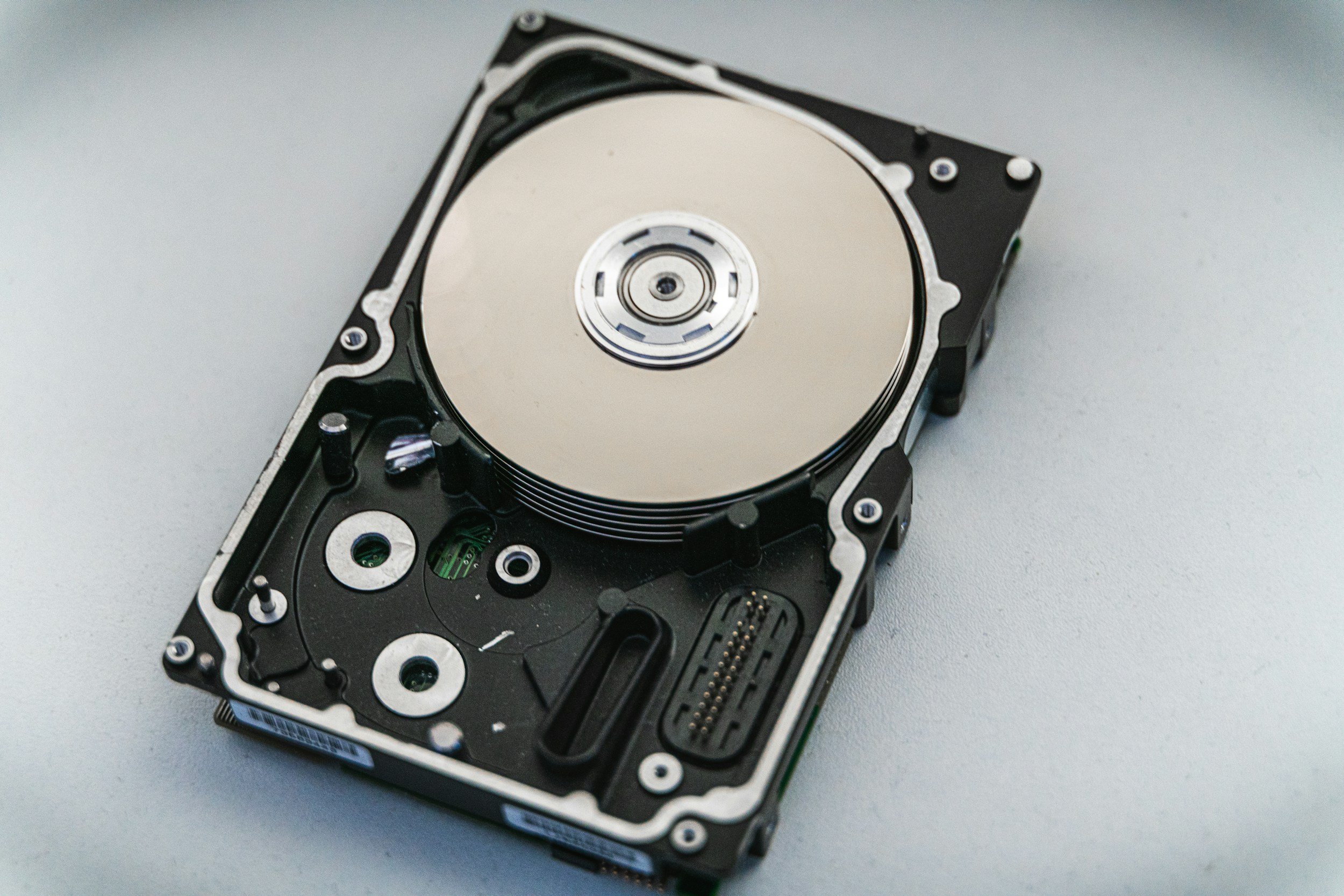 Disco duro como imagen de recuperación de archivos y data