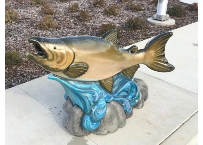 Salmon Sculpture