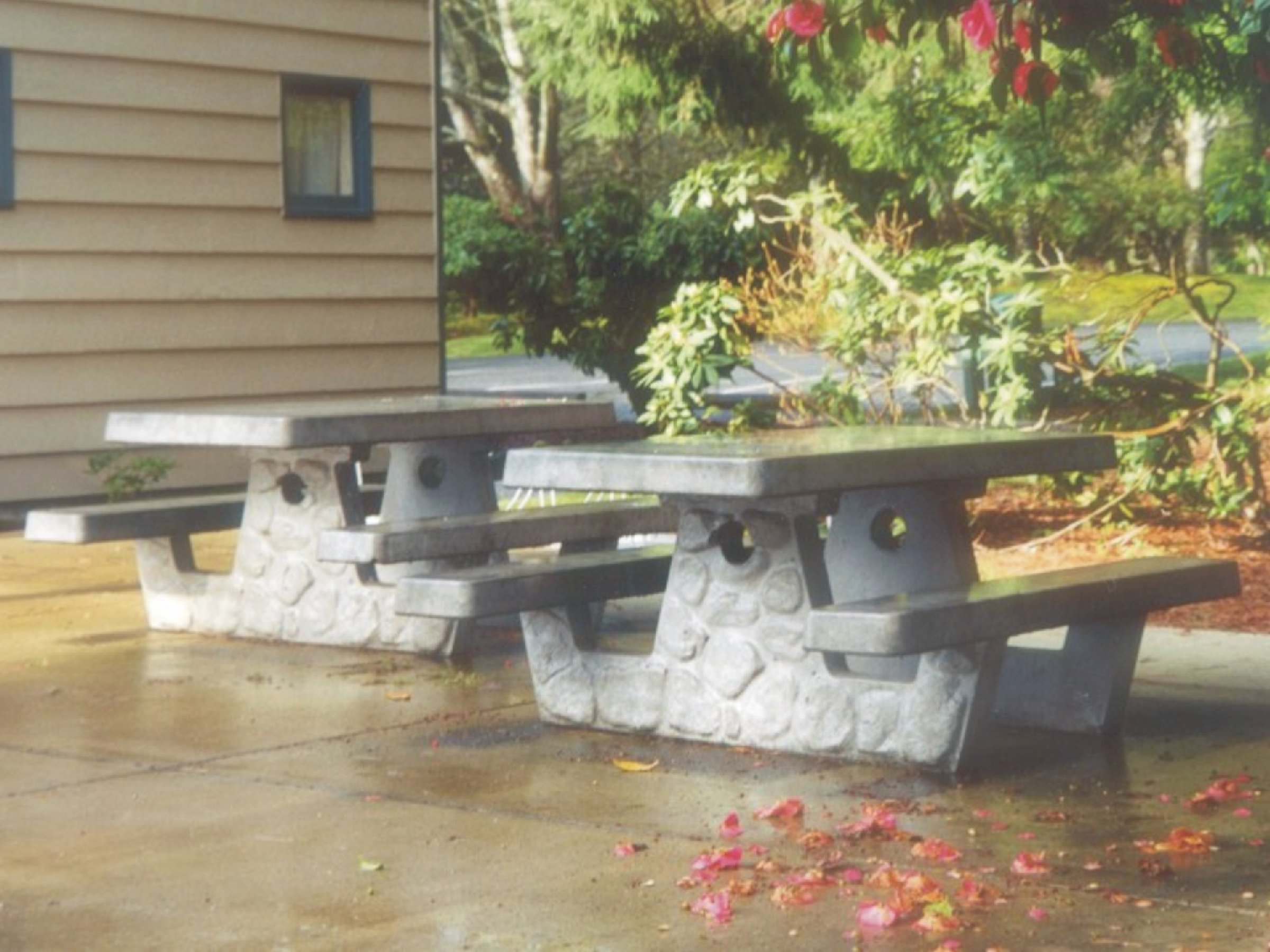#101FSR - 6' Square Leg Picnic Tables, Rock Legs