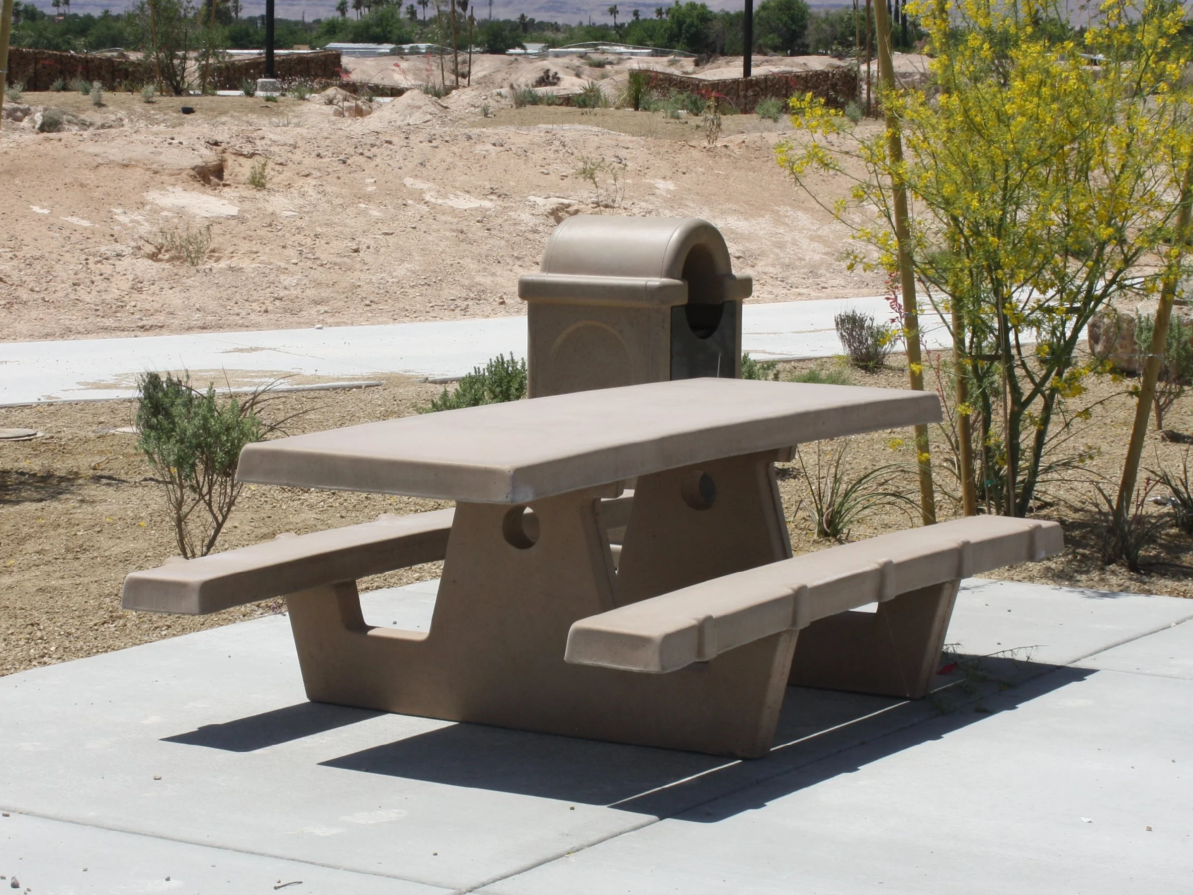 #100FSSK - 92" Picnic Tables, Square Legs, Anti-Skate