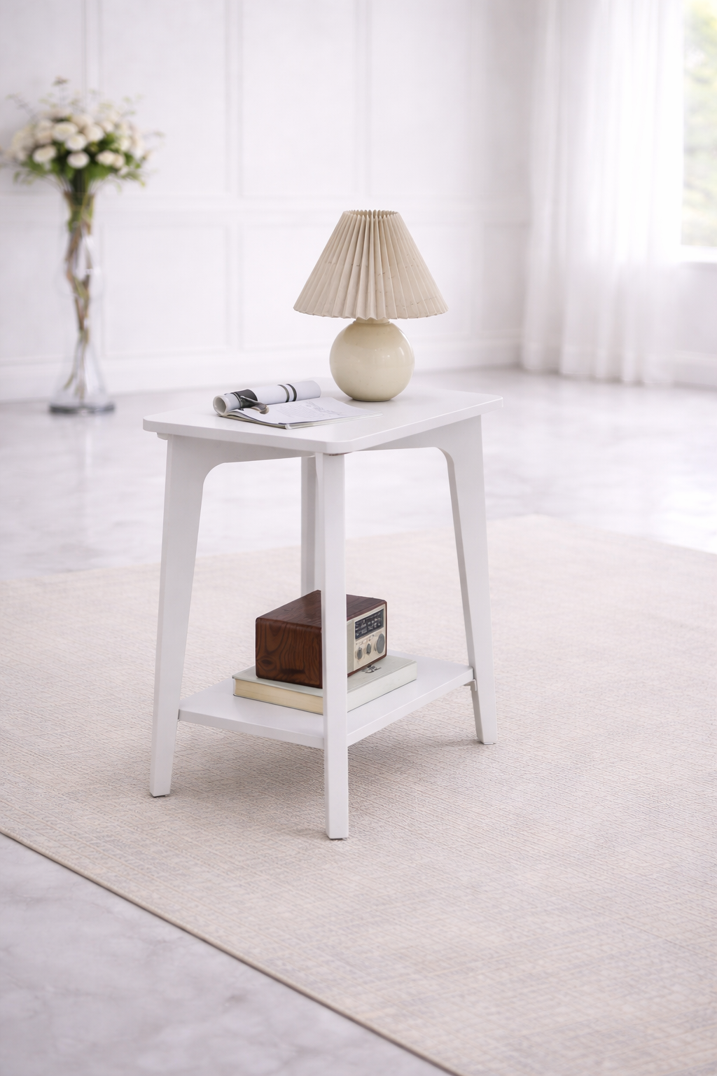 White Woodend End Table - Rental