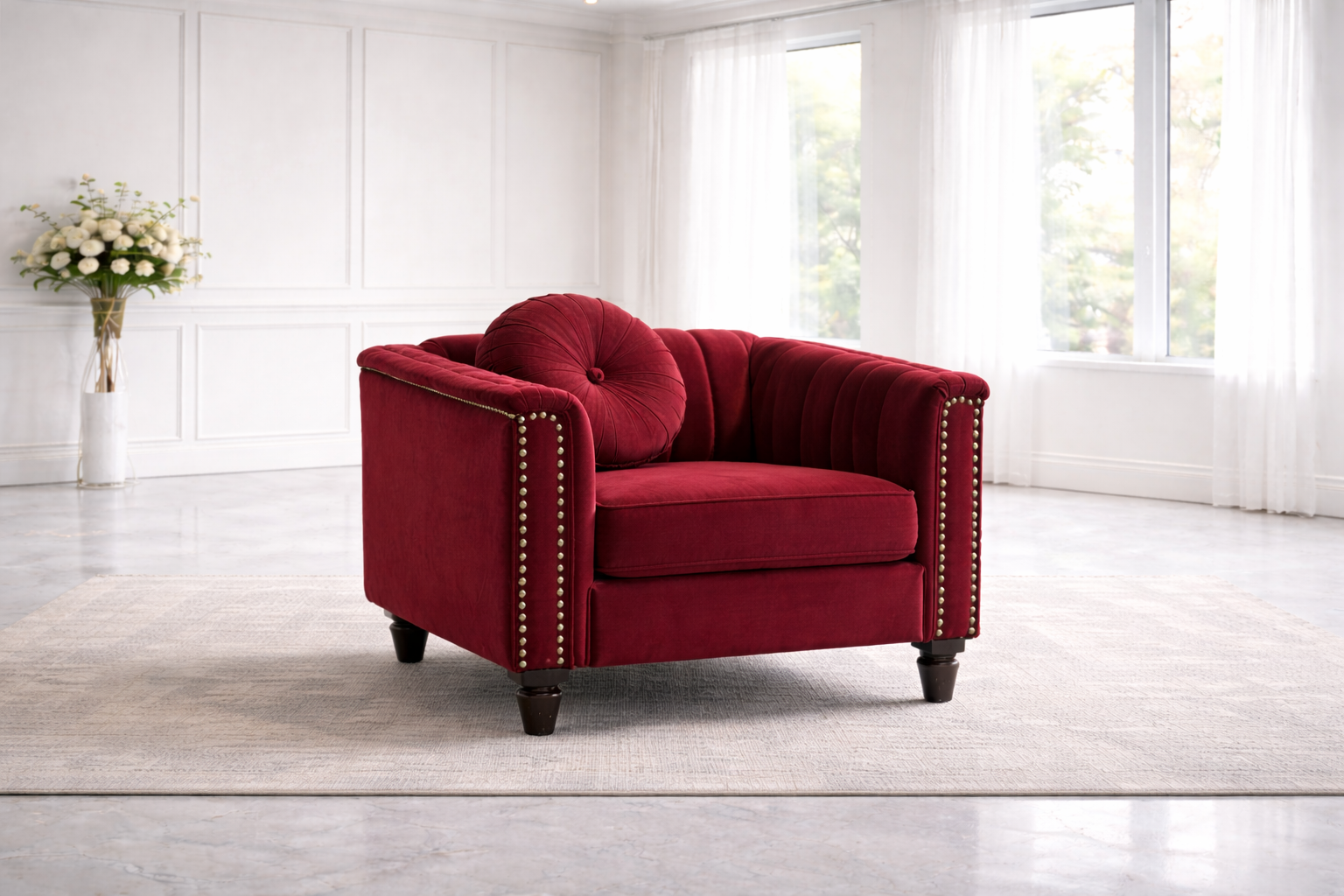 red armchair white background.png