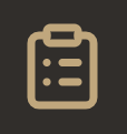 Icon of a clipboard with a checklist