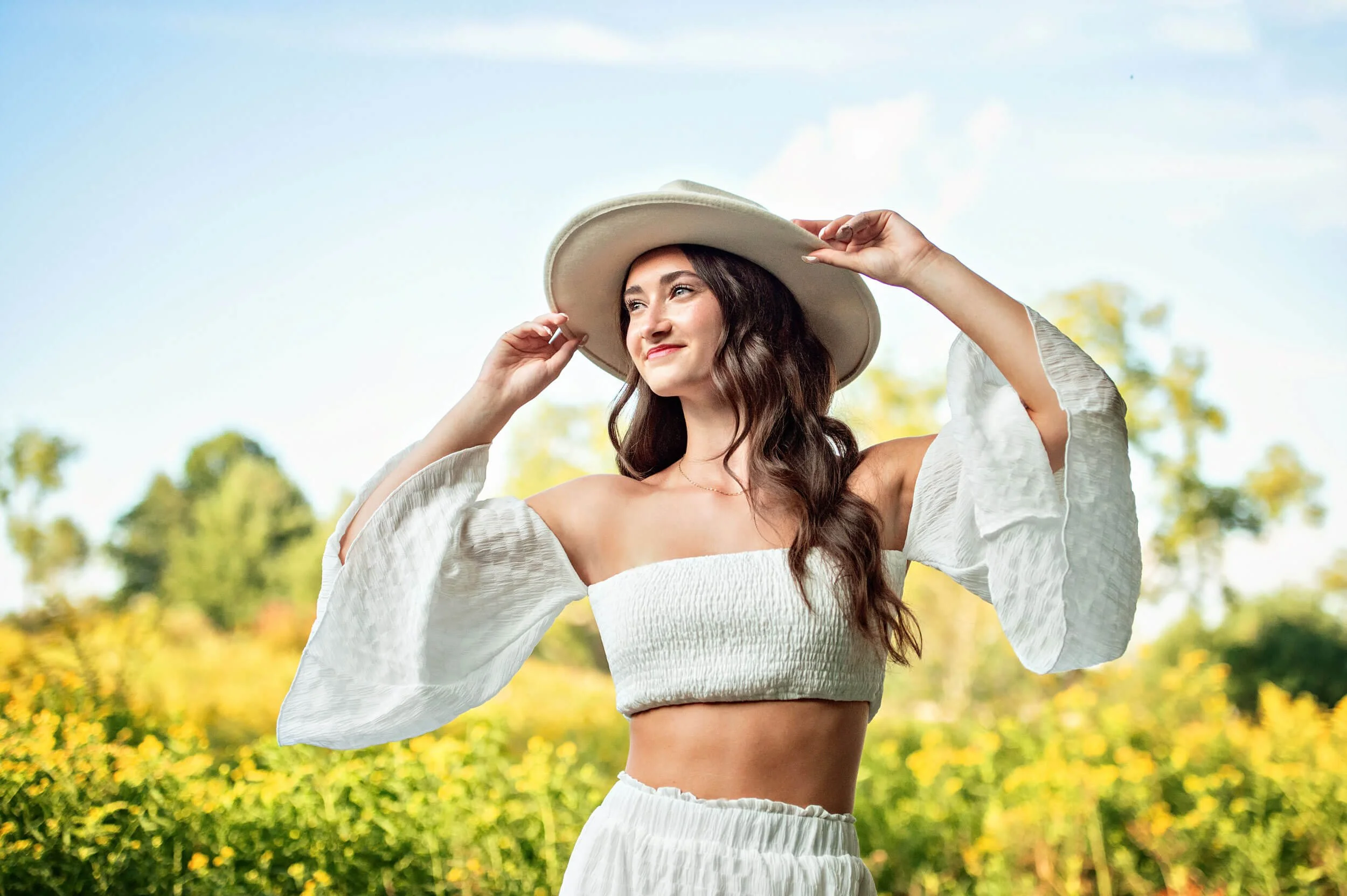 Senior Photos in the Wildflowers With Olivia | Williamsport Photographers