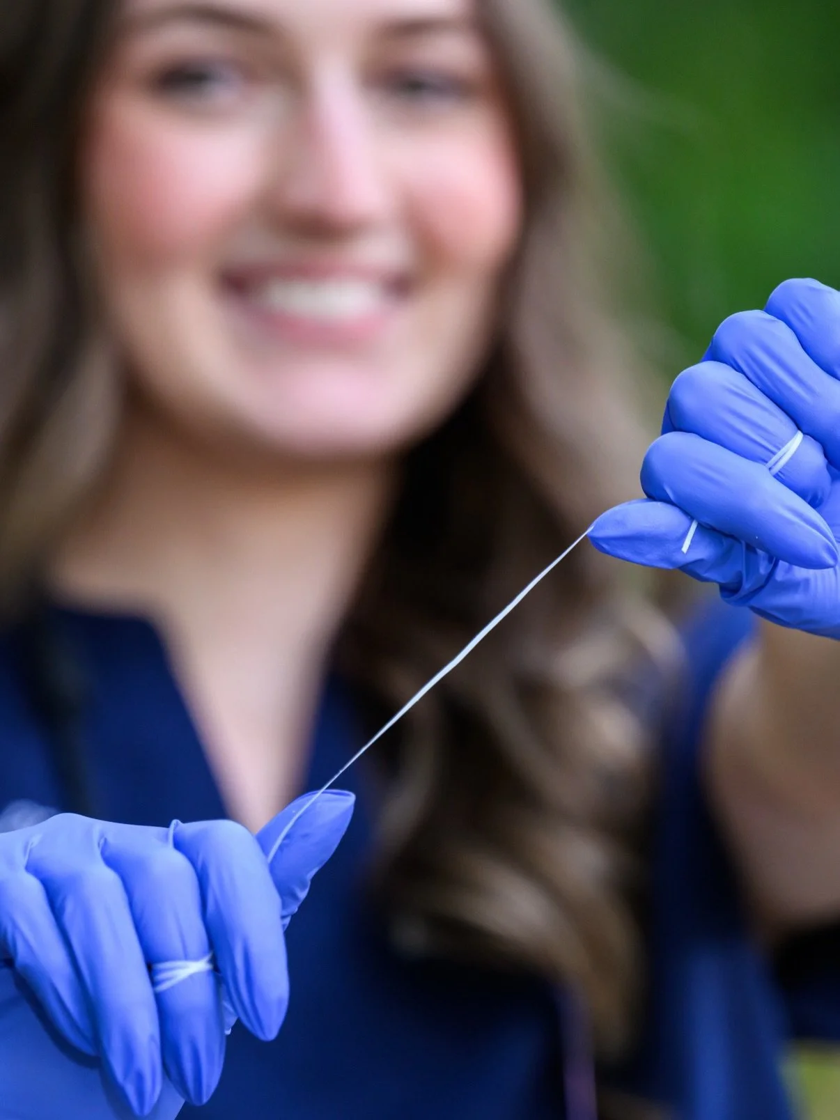 From the scrubs to the cap and gown, Kayla is officially in her dental hygienist era! 
I had the best night celebrating such an exciting season with her. She came fully prepared for this session, gloves, loupes, floss, and even a mouthwash spray in p