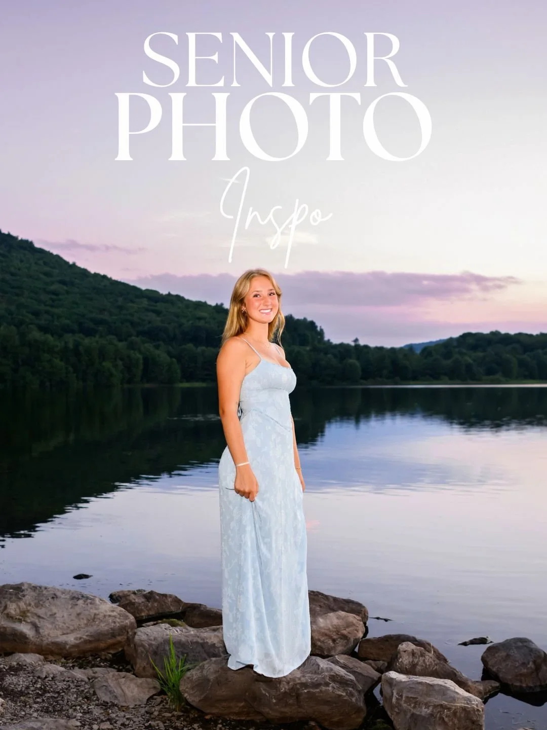 Every senior deserves photos that feel like them.

Whether you&rsquo;re dreaming of wildflowers, downtown streets, a lake at sunset, your favorite dress, your sport, or even your dog, your session should tell your story.

Save this post for inspirati