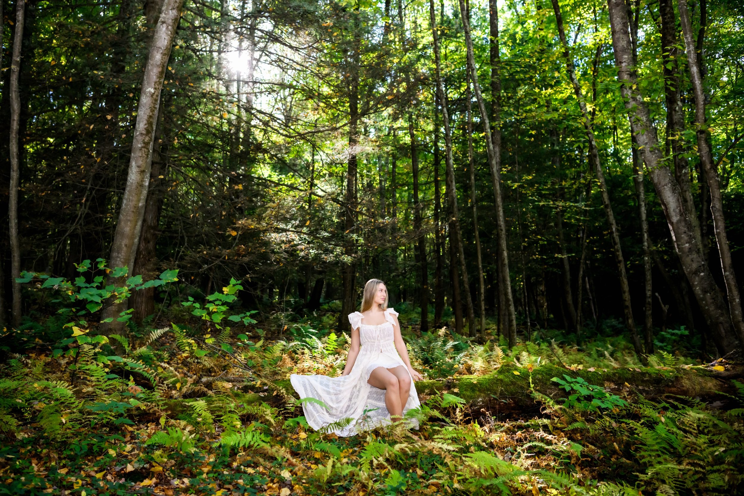 How is it possible that the little girl I photographed years ago is now a senior?! 🥹 Getting to see Ella again and capture this season of her life was such a treat.

Ella wanted her senior photos tucked away in the woods, and her family took me to s