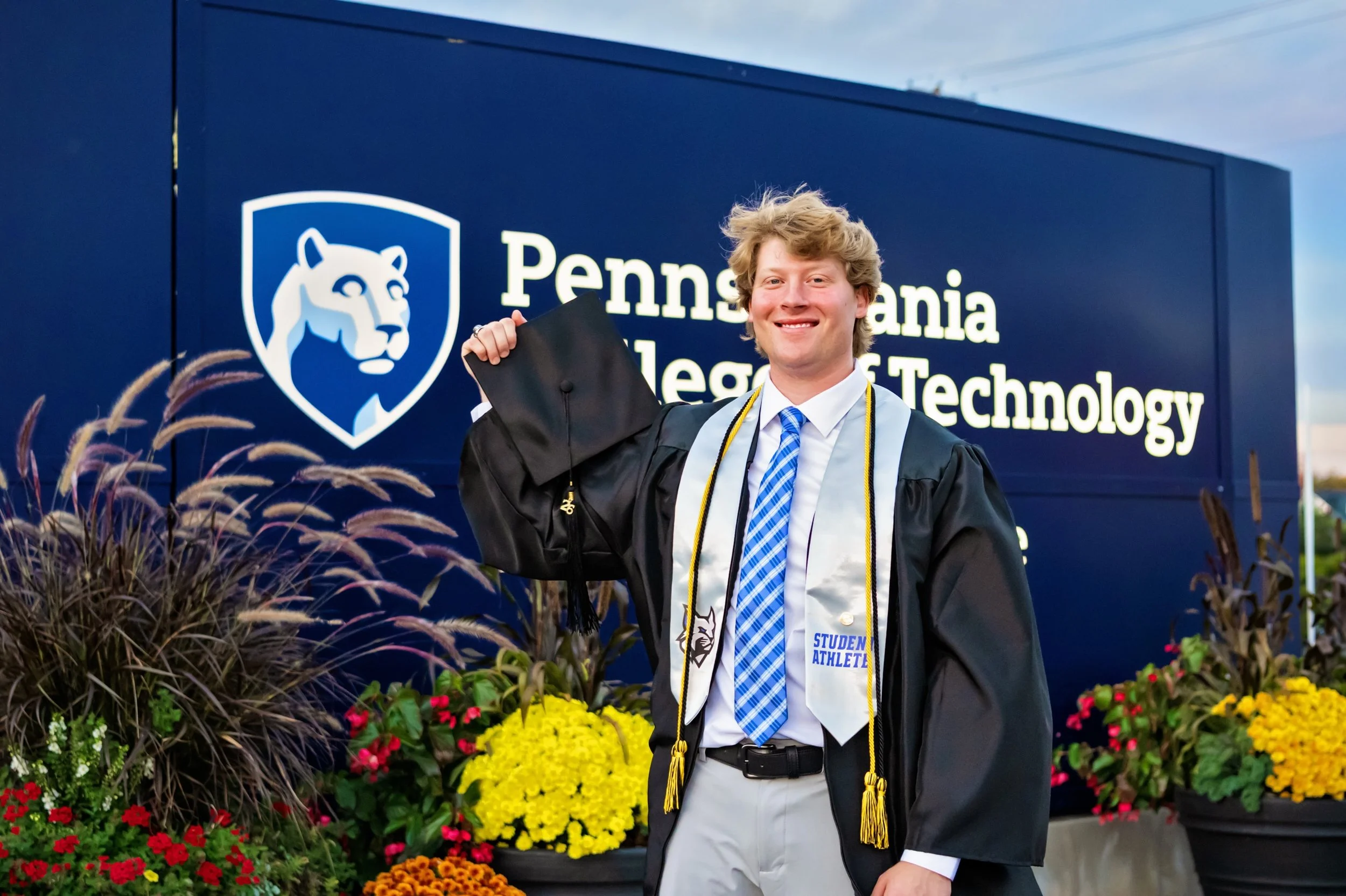 Who needs to wait until May to celebrate?

Graham won&rsquo;t officially graduate from Penn College until May 2027, but with spring already looking like a busy season for him, we decided fall was the perfect time to celebrate this milestone!

We had 