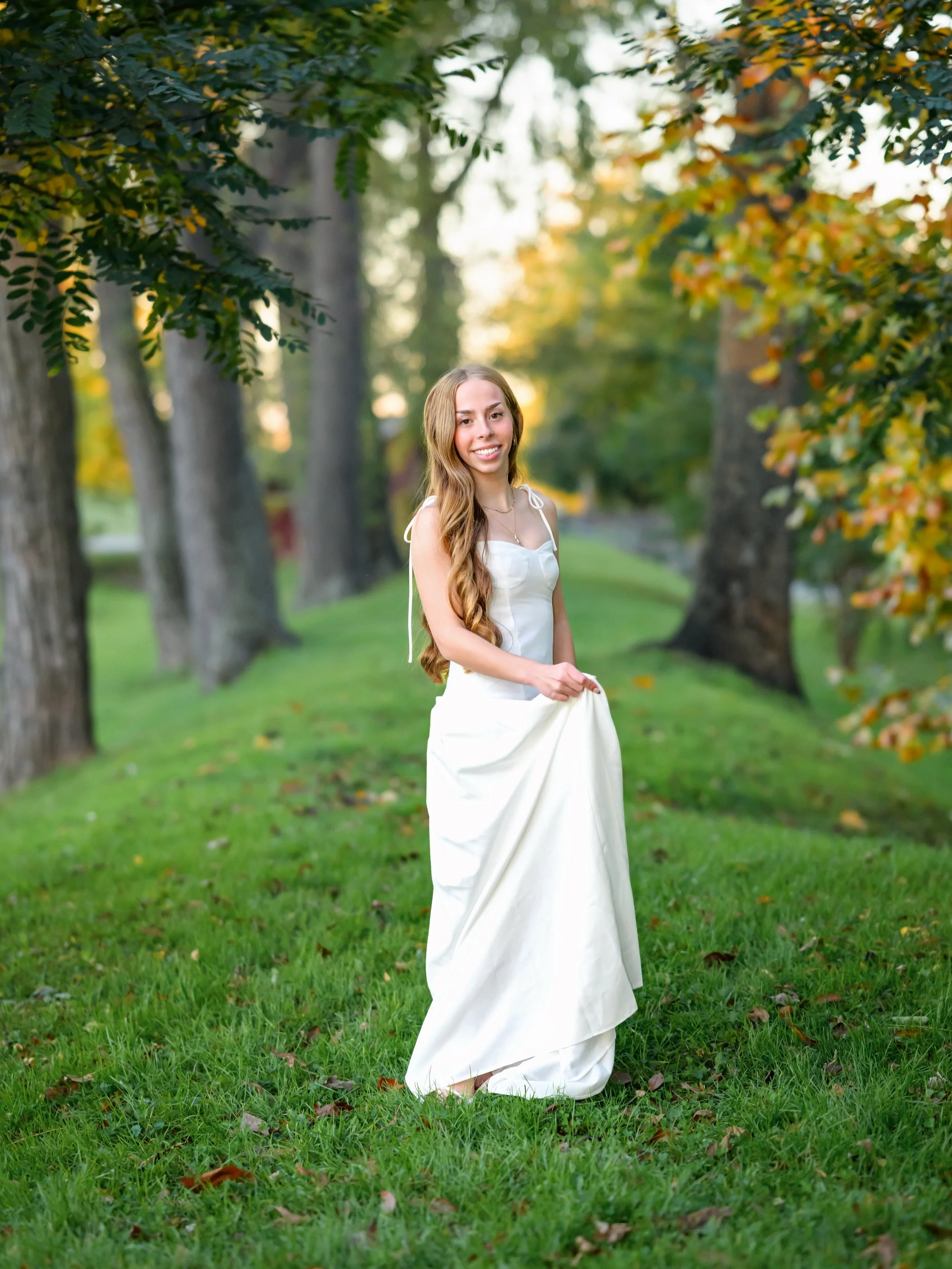 I&rsquo;m just going to go ahead and say it. Lucy&rsquo;s hair had me swooning all evening. The length, the curls, the movement! Total hair goals! 

And the fall color we&rsquo;ve been getting lately? Unreal. Lucy was glowing all evening as we made o
