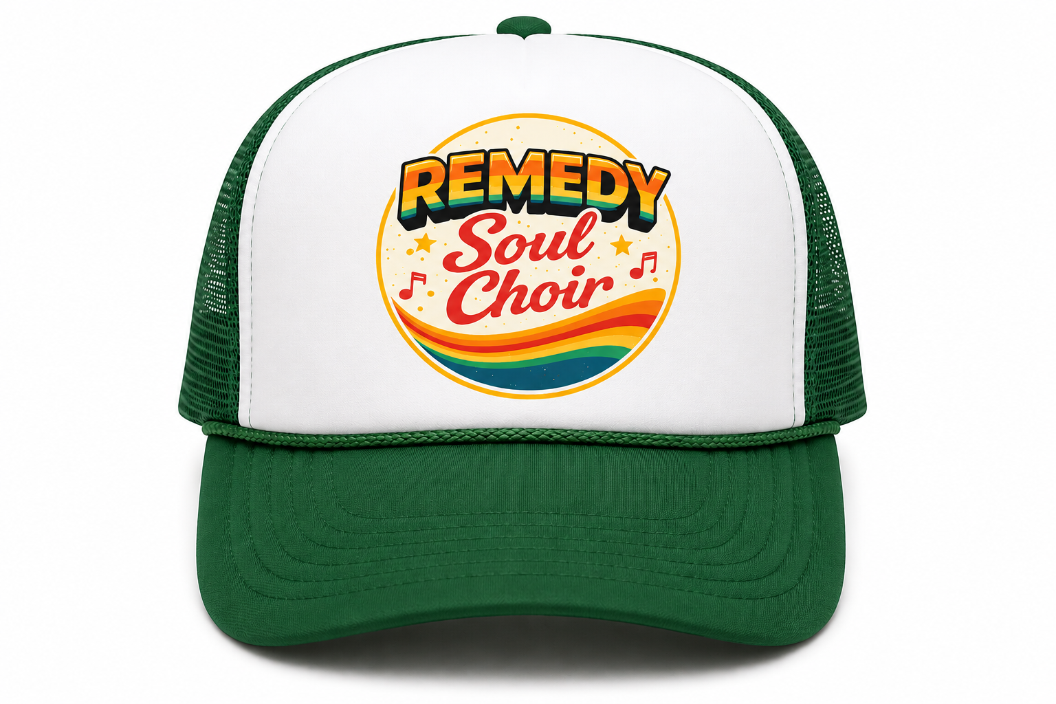 Remedy Trucker Cap in Bottle Green