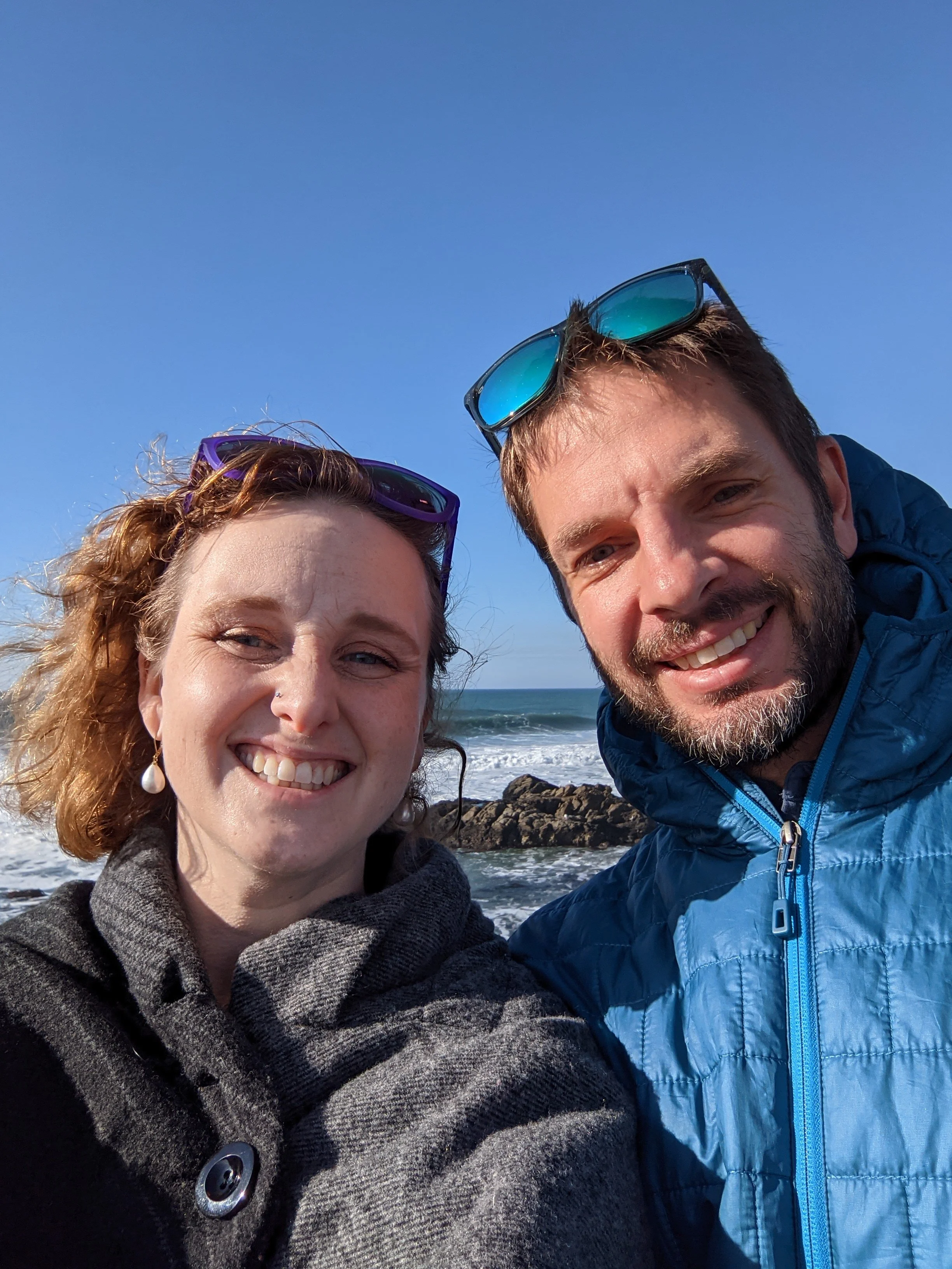 At the beach in Ventura