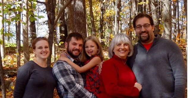 On the acreage in Groton, MA with Nancy & Dan