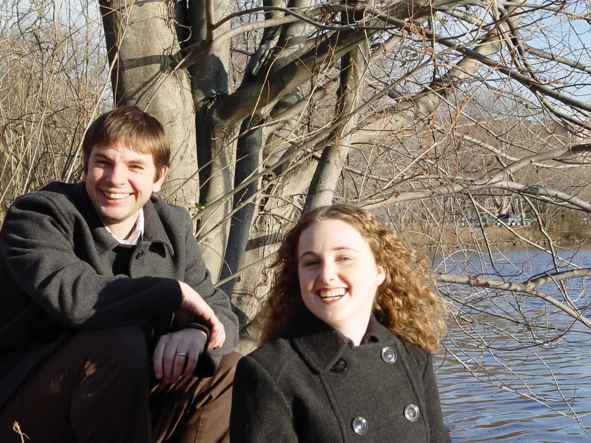 Bon & Tor at the Charles River, Cambridge