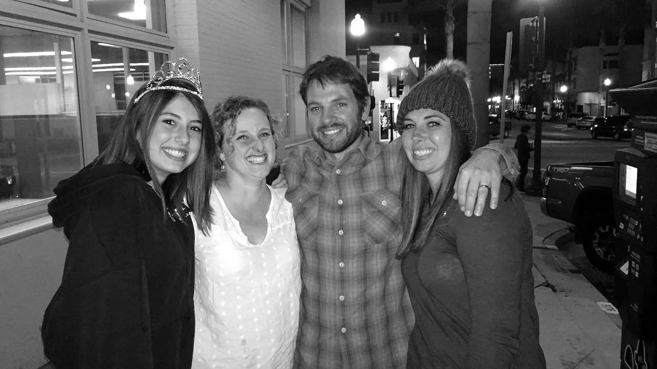 Celebrating niece Ryan's 18th birthday with Hana