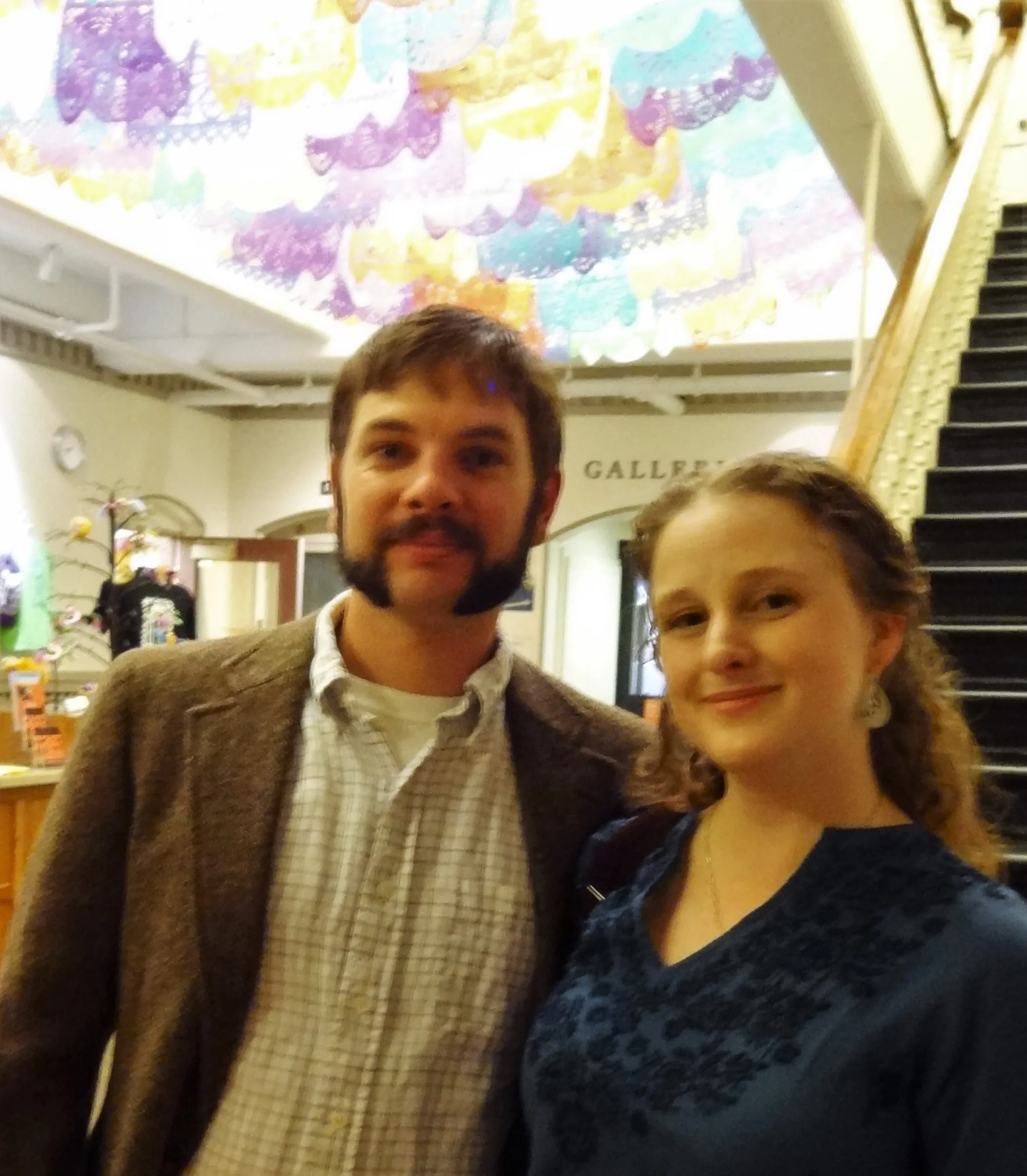 At Harvard Peabody Museum's Dia de Los Muertos celebration 