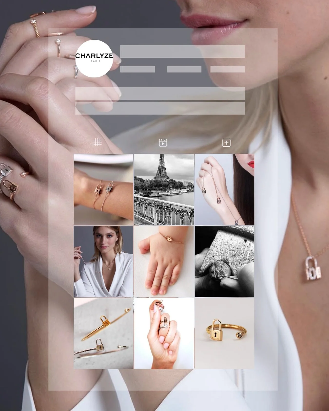Votre grille Instagram est la vitrine de votre boutique. Que ressentent vos clients quand ils la visitent ? ✨
Pour Charlyze Paris, nous avons pens&eacute; une direction artistique globale pour leur compte Instagram. Entre d&eacute;tails d&rsquo;ateli