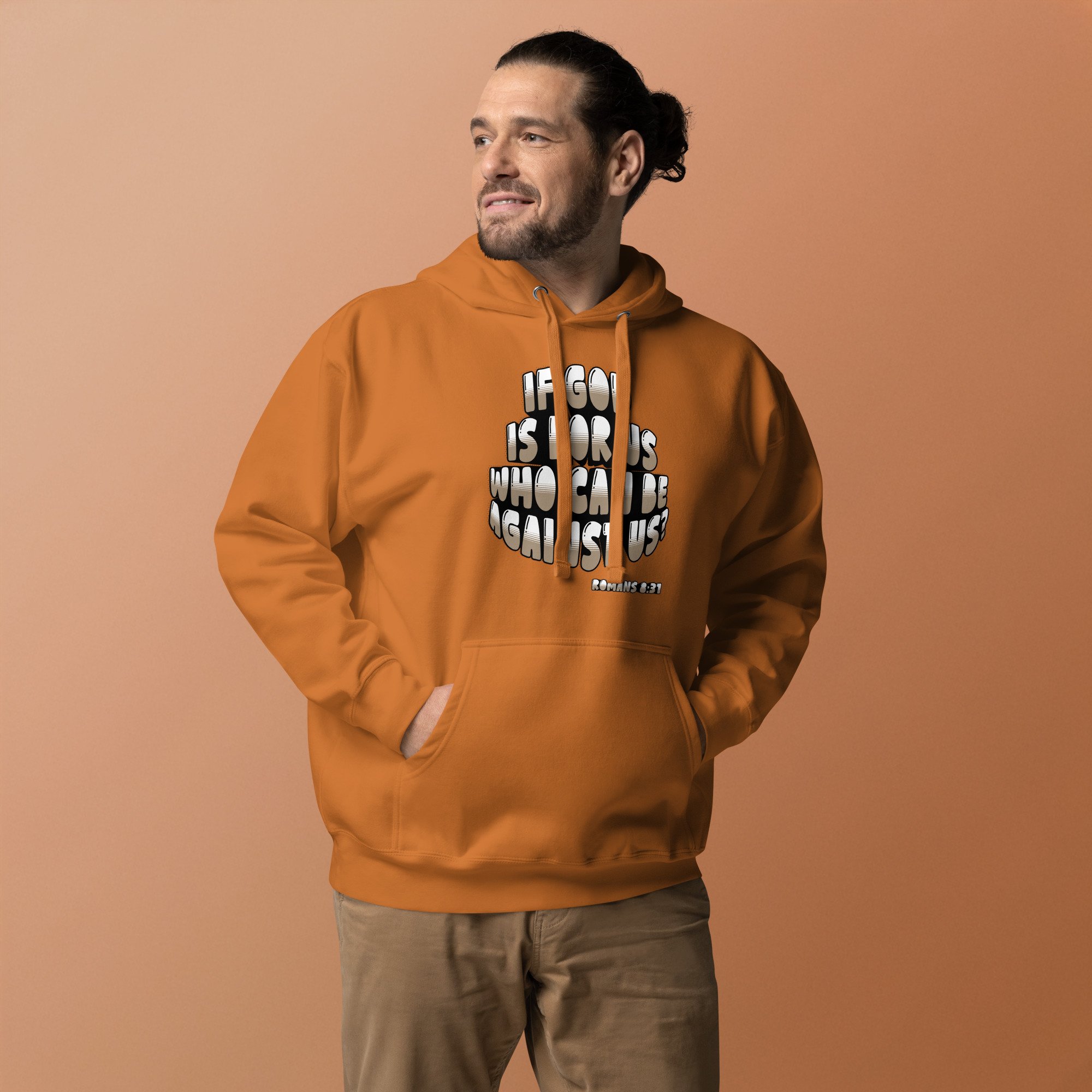 If God Is for Us, Who Can Be Against Us Christian Hoodie | Romans 8:31
