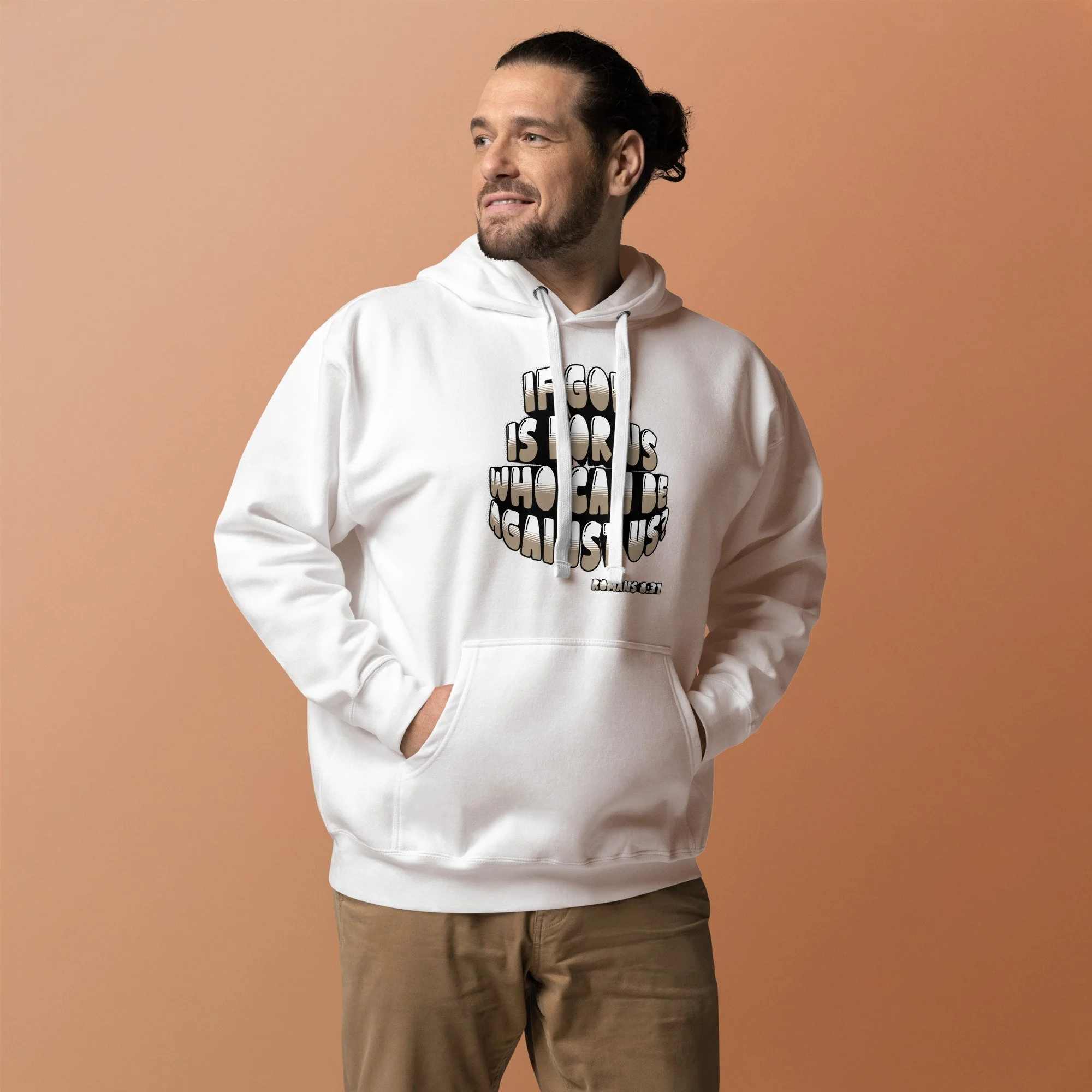 If God Is for Us, Who Can Be Against Us Christian Hoodie | Romans 8:31