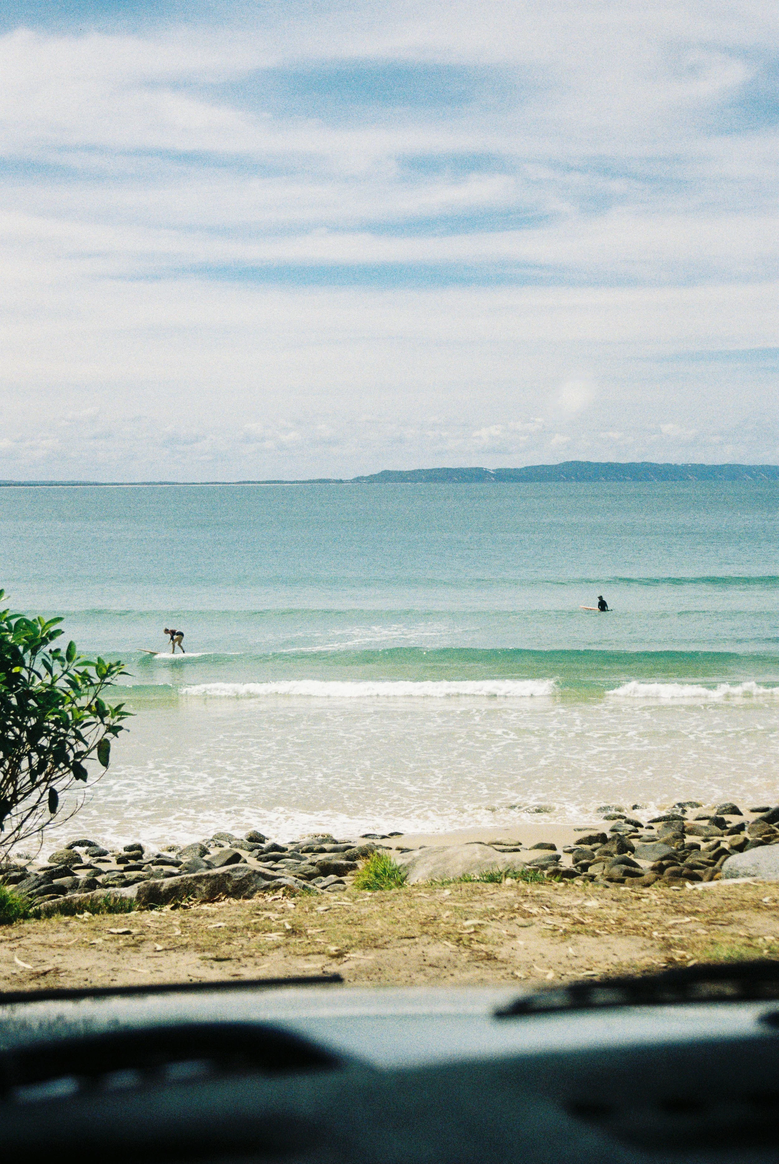 Summer time surf in Queensland, Australia