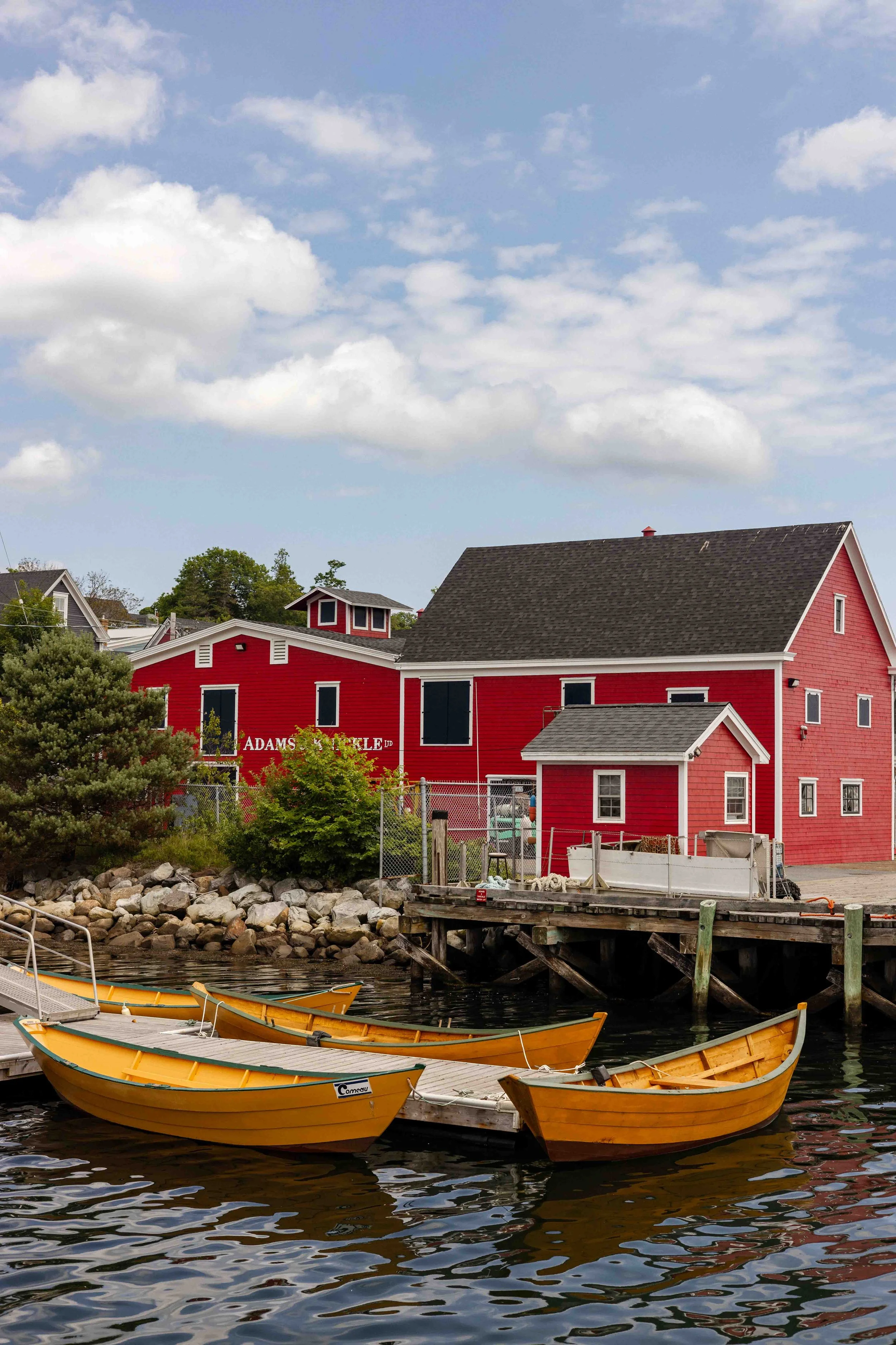 Sea side town in Nove Scotia, Canada