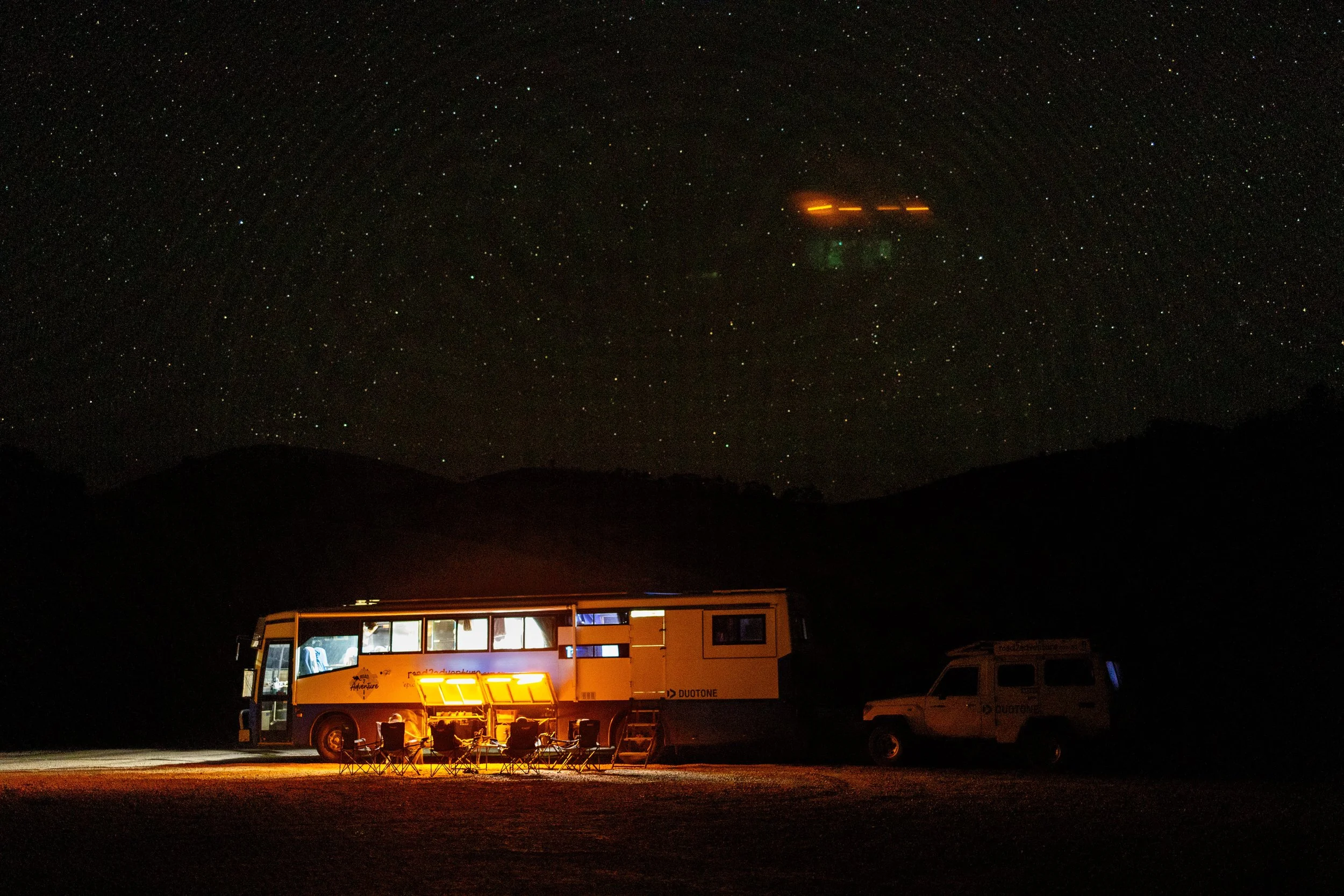 The night sky in the middle of Victoria, Australia