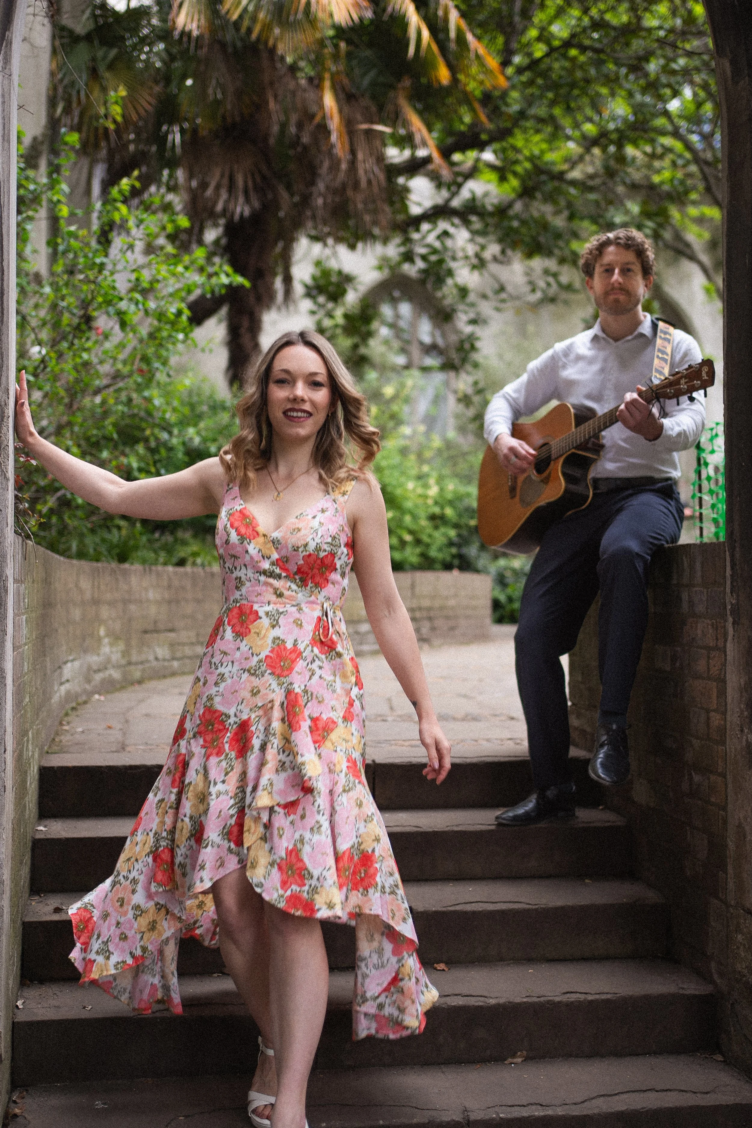 Soul To Soul Acoustic performing at a Surrey wedding reception