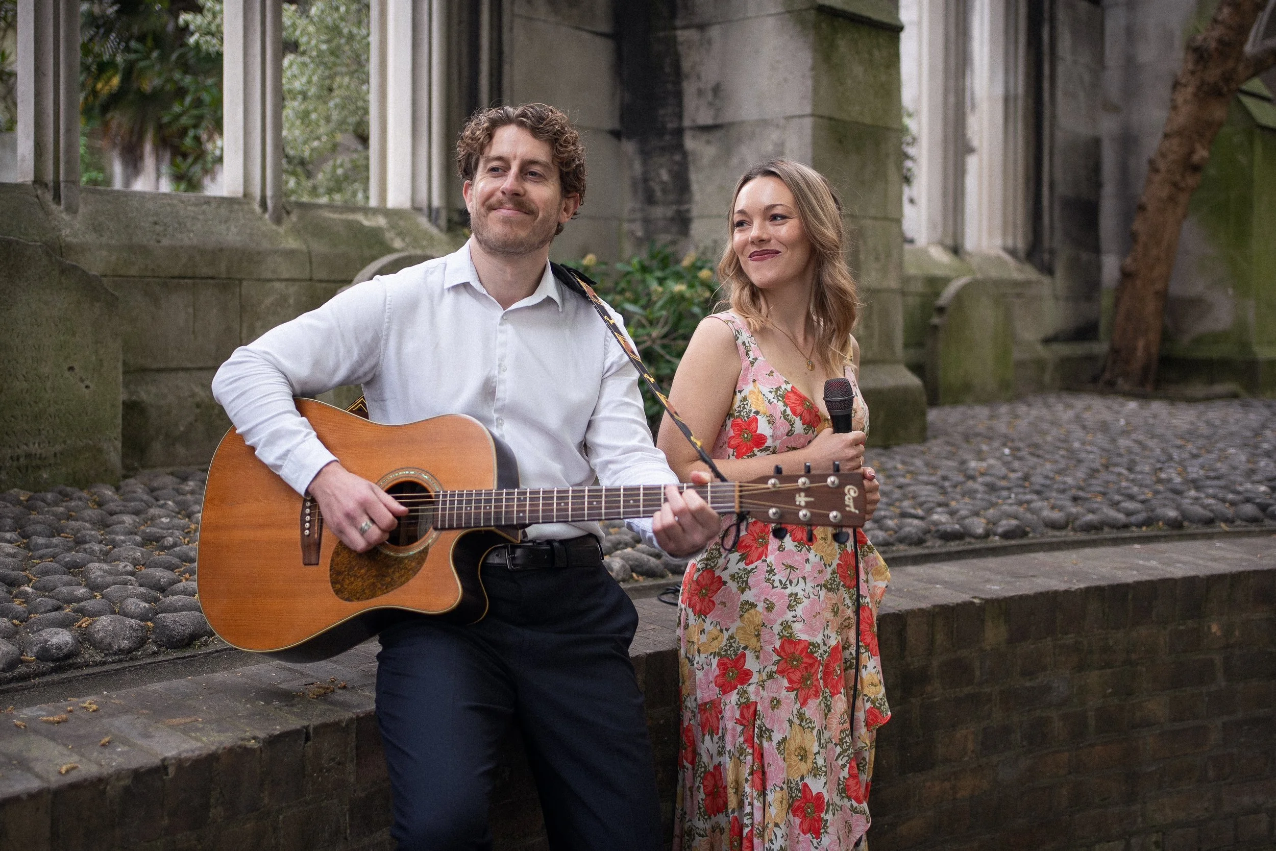 Acoustic Duo performing for Wedding Event in London, Surrey and the UK
