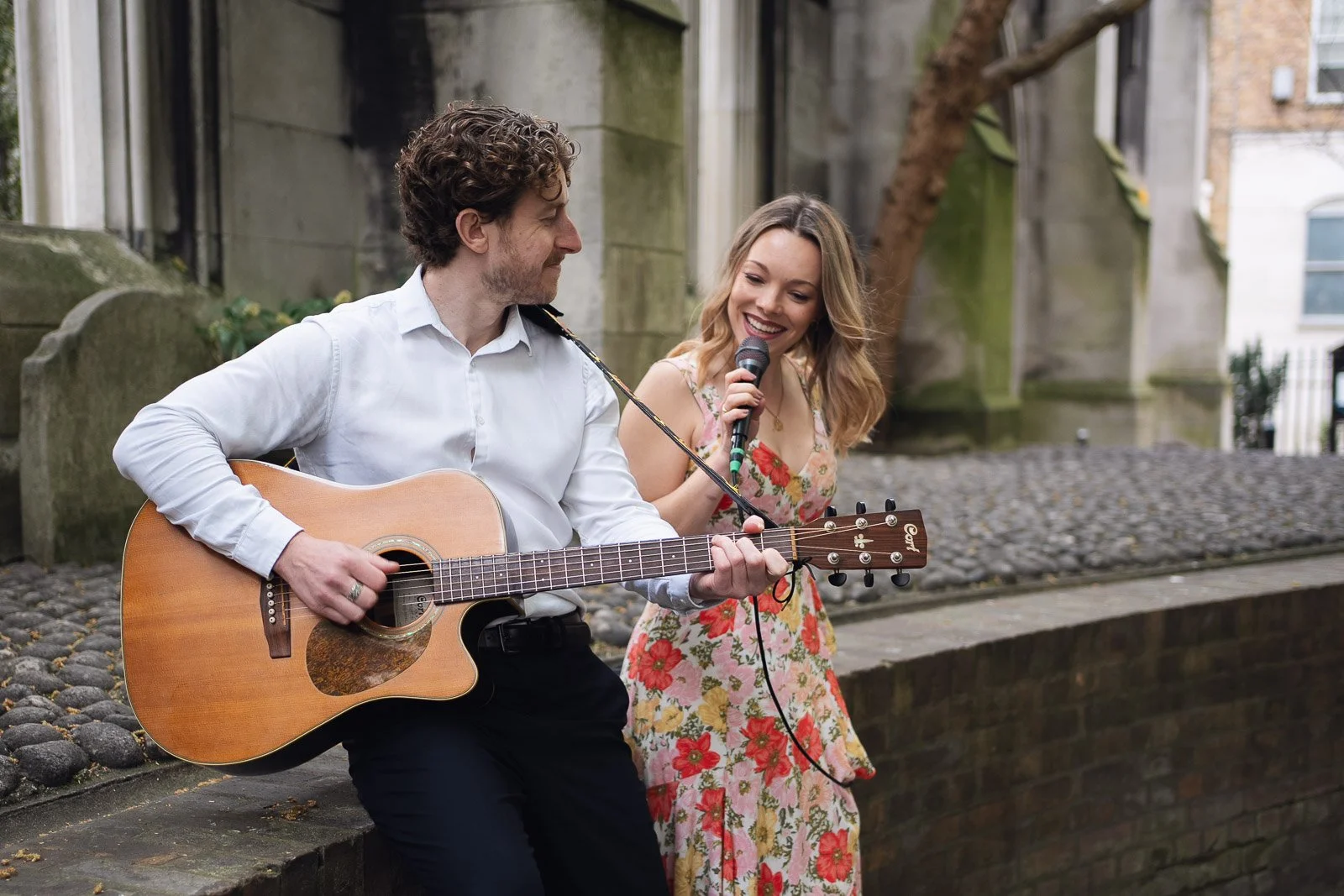 guitar and vocal acoustic duo playing live music