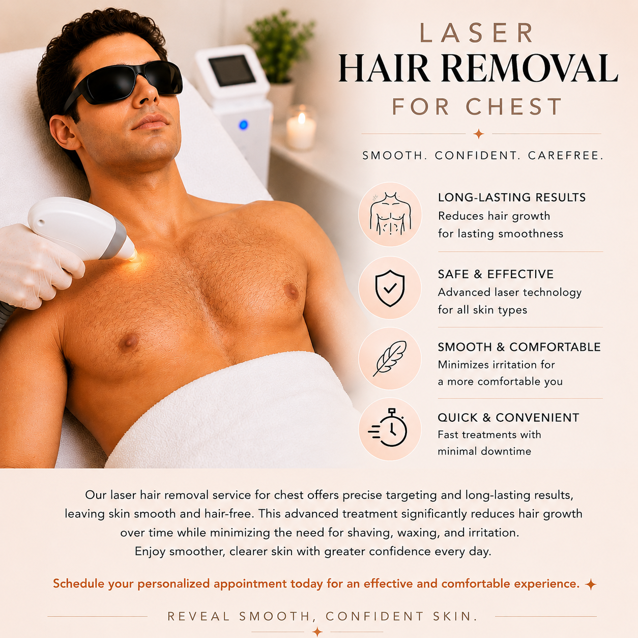 Laser Hair Removal: Chest