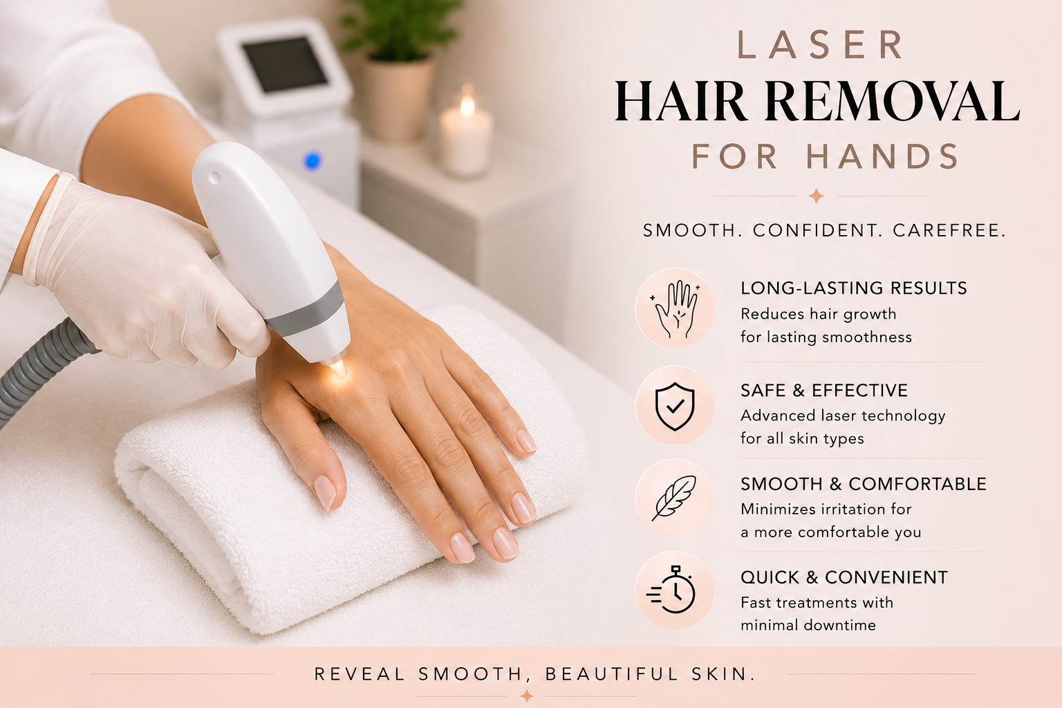 Laser Hair Removal: Hands