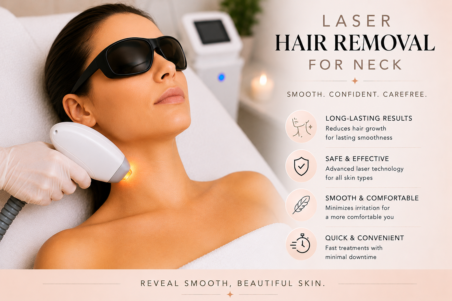 Laser Hair Removal: Neck