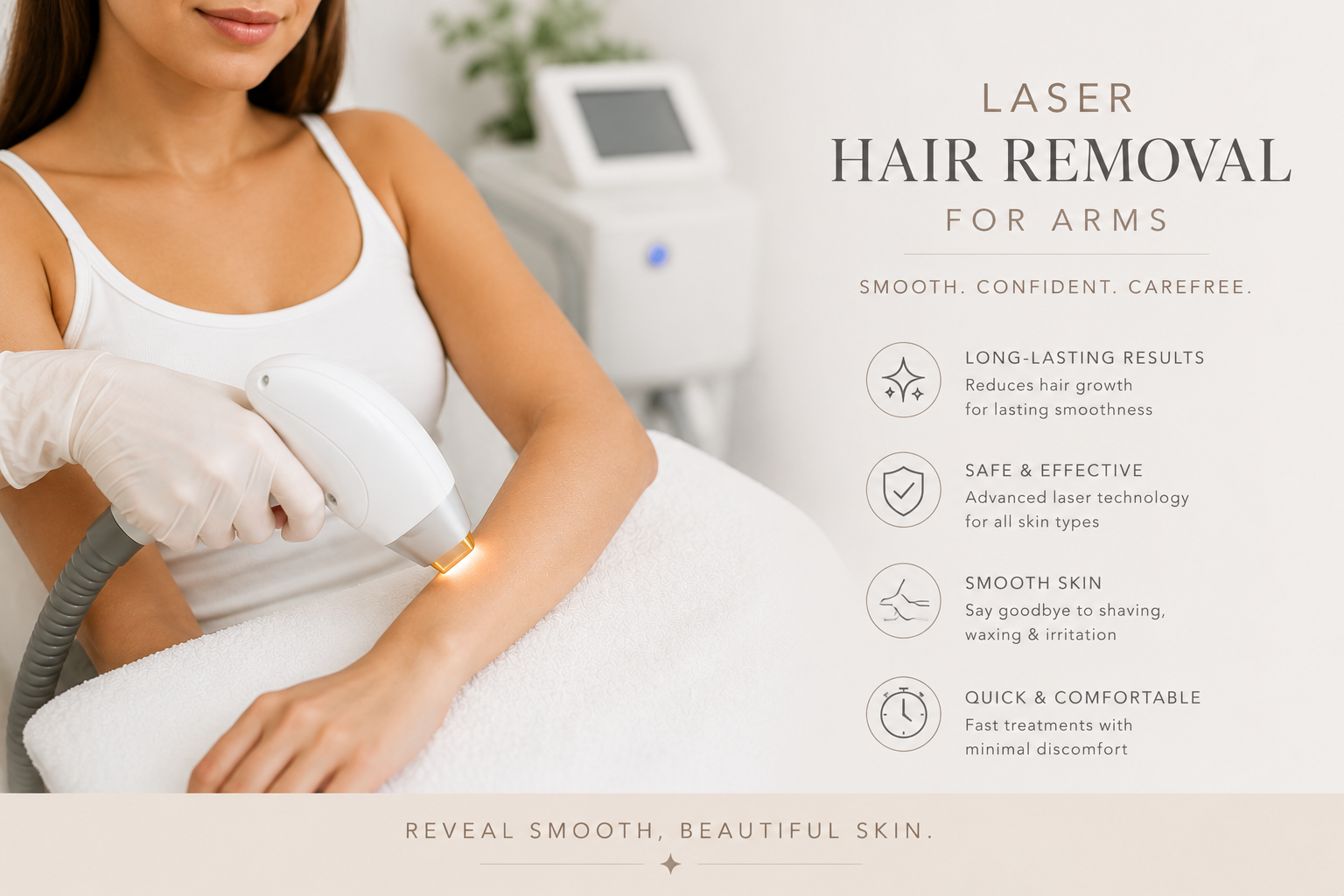 Laser Hair Removal: Arms