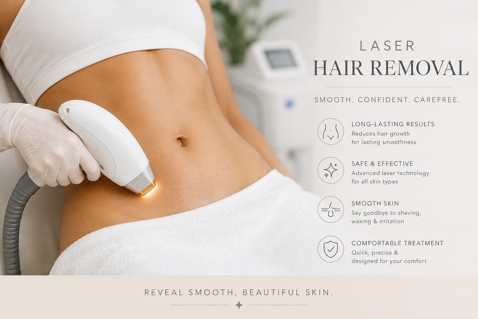 Laser Hair Removal: Abs